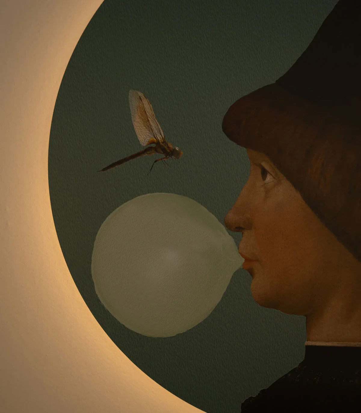 Lampa ścienna DOTS LIGHTING - BOY AND DRAGONFLY zielony - Image 5