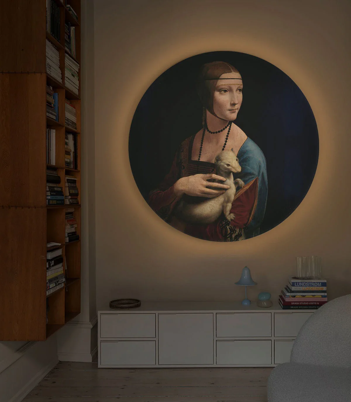 Lampa ścienna DOTS LIGHTING - LADY WITH AN ERMINE czarny - Image 2