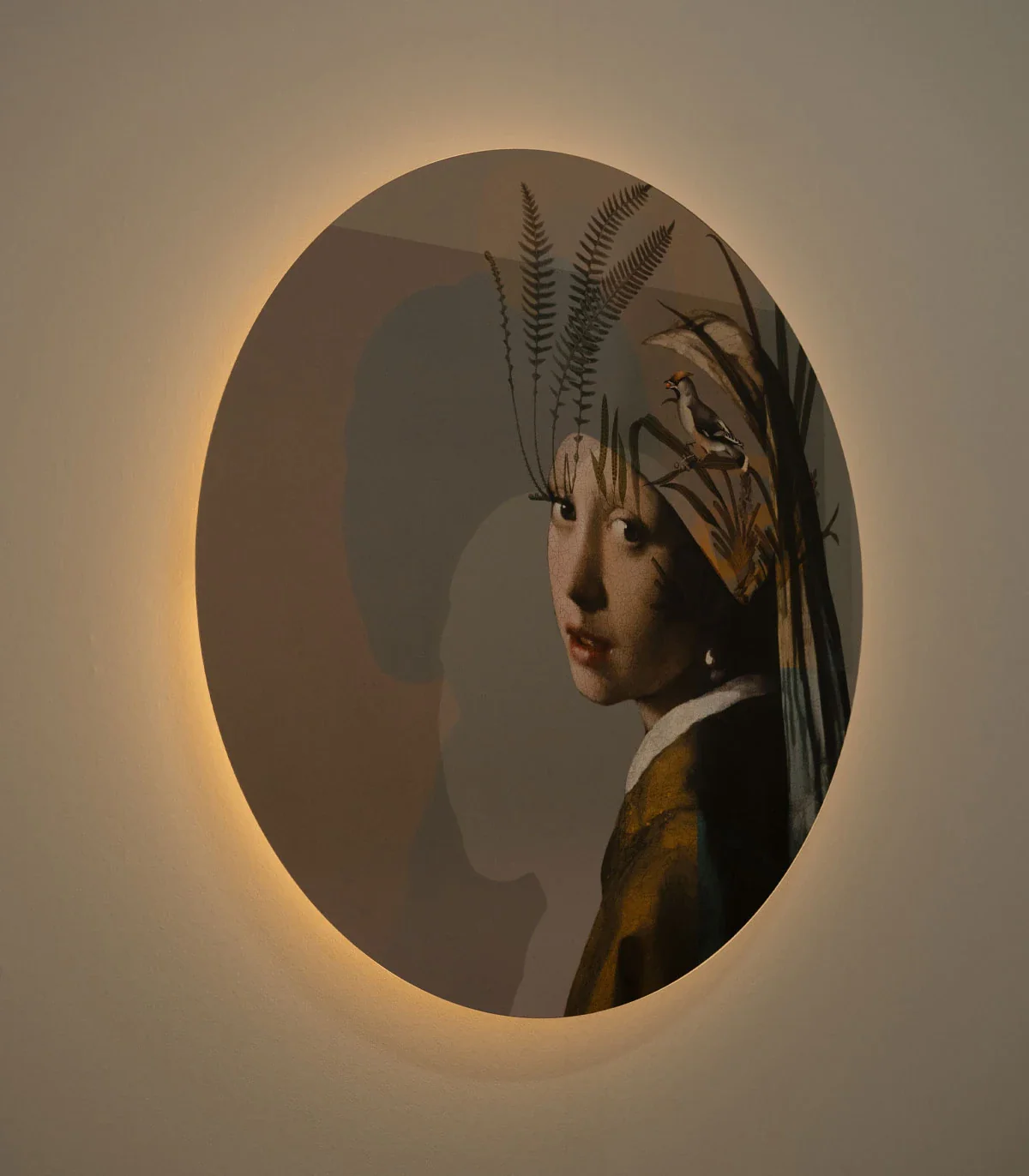 Lampa ścienna DOTS LIGHTING - NATURE GIRL WITH THE PEARL beżowy z zielonym - Image 3