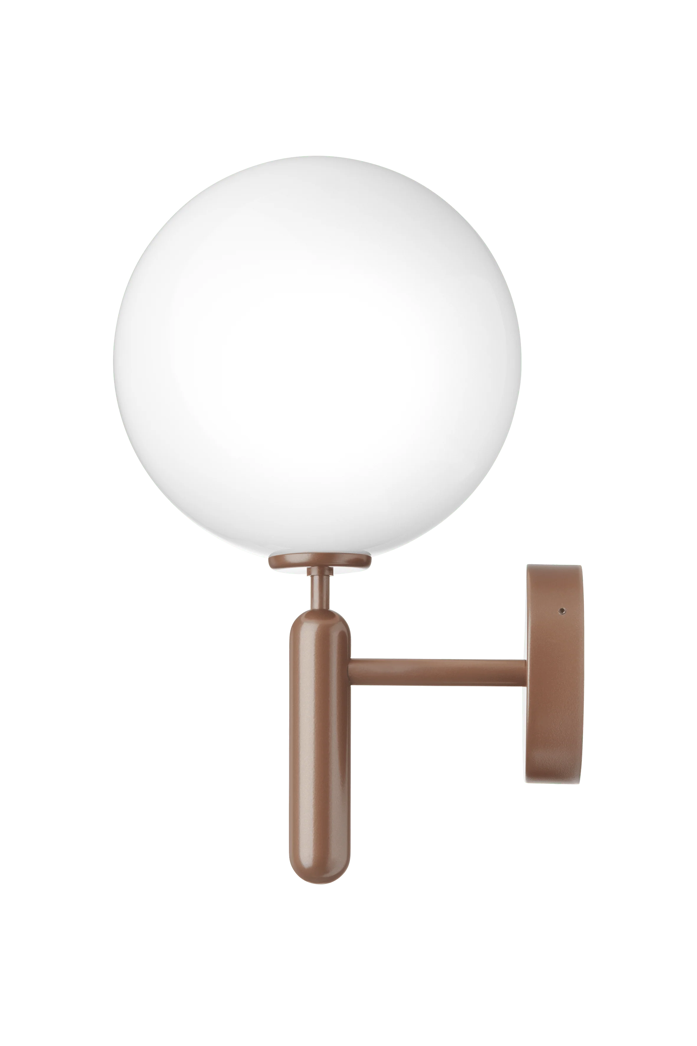 Lampa ścienna zewnętrzna MIIRA ciemnobrązowy z opalowym szkłem - Image 8