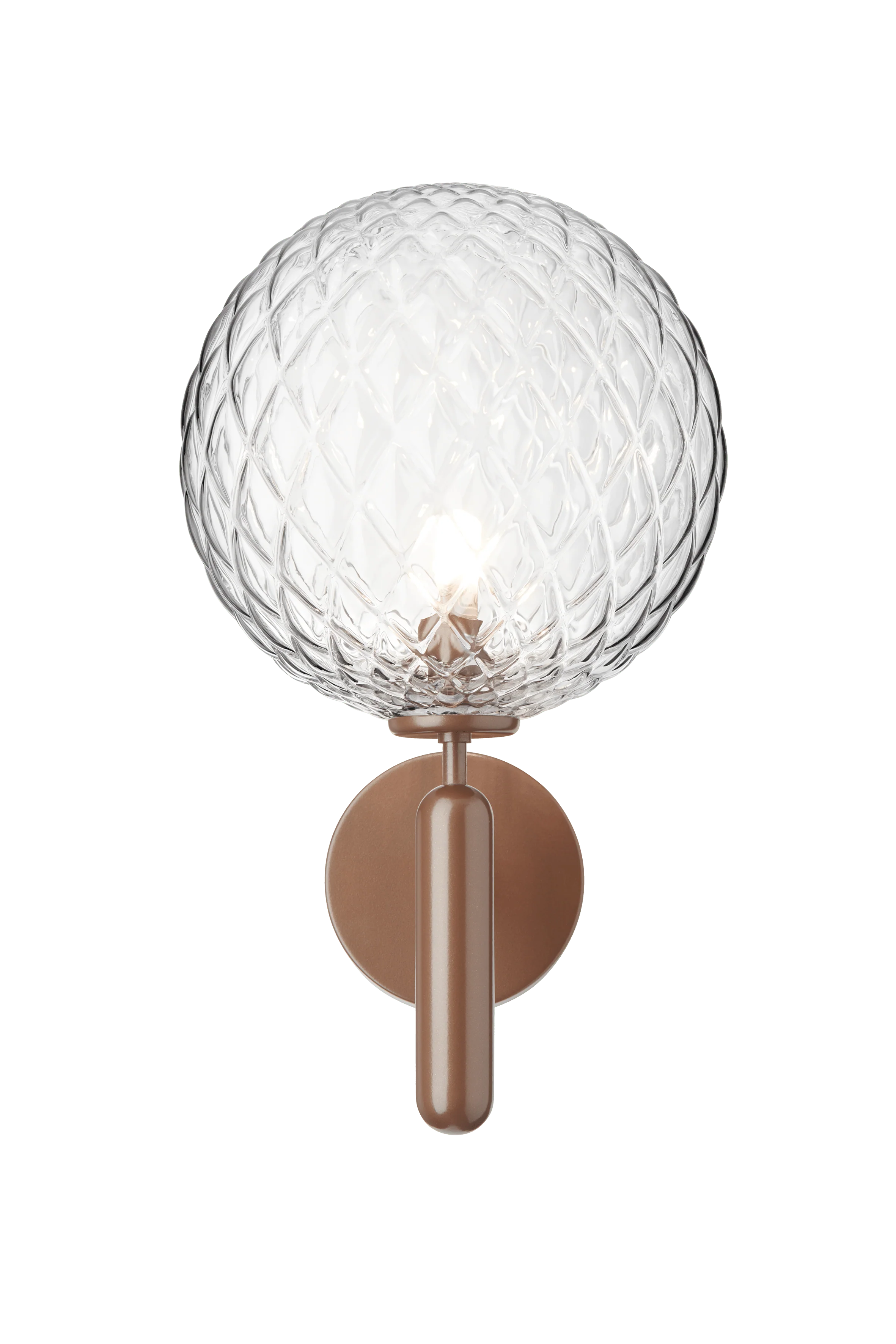 Lampa ścienna zewnętrzna MIIRA ciemnobrązowy z transparentnym szkłem - Image 8