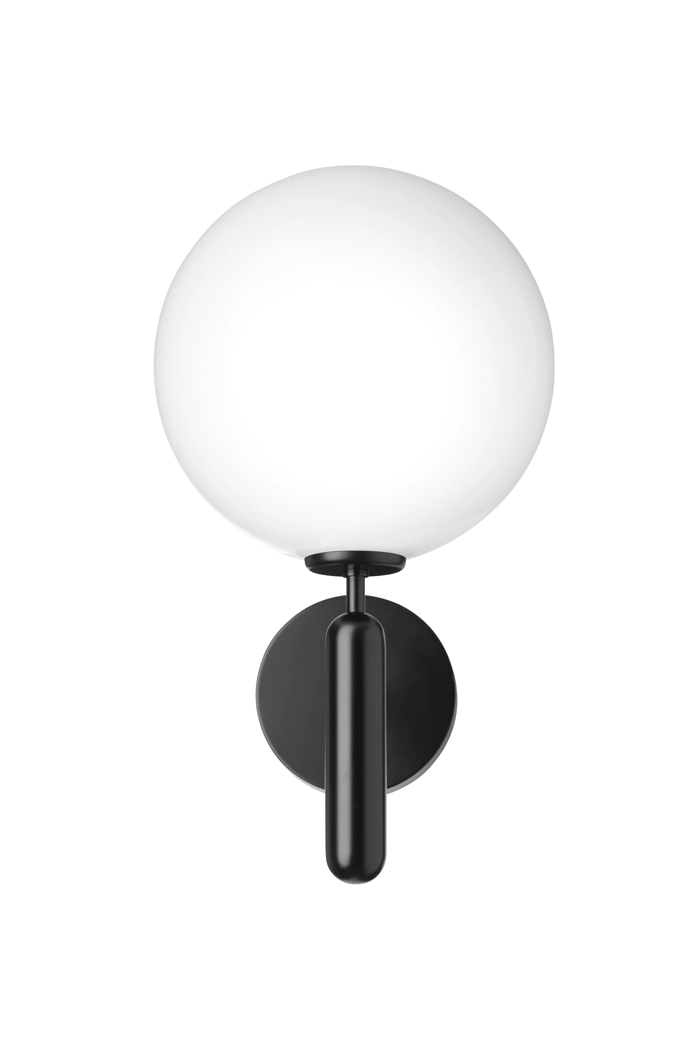 Lampa ścienna zewnętrzna MIIRA czarny z opalowym szkłem - Image 5