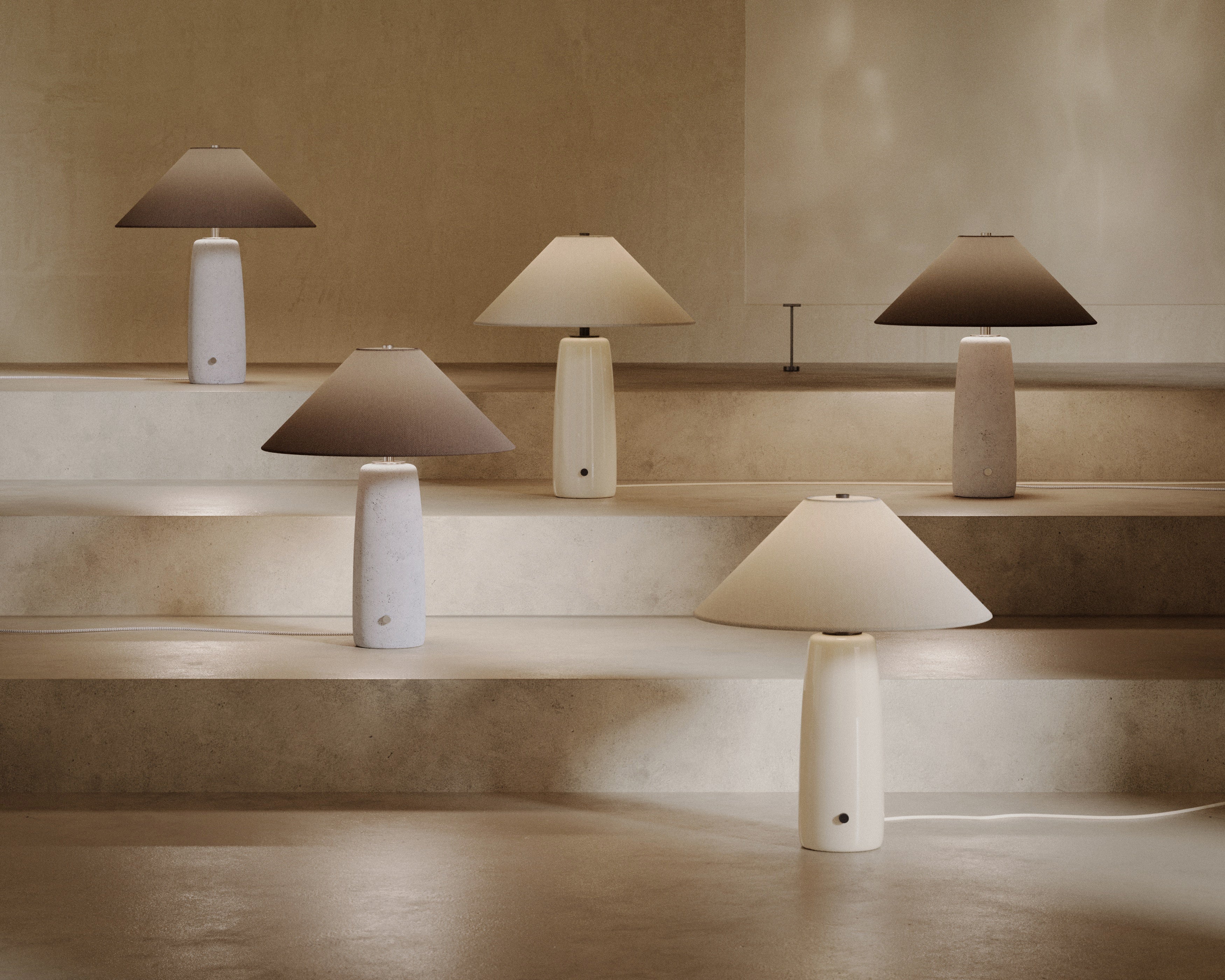 Lampa stołowa BATON beżowy - Image 5