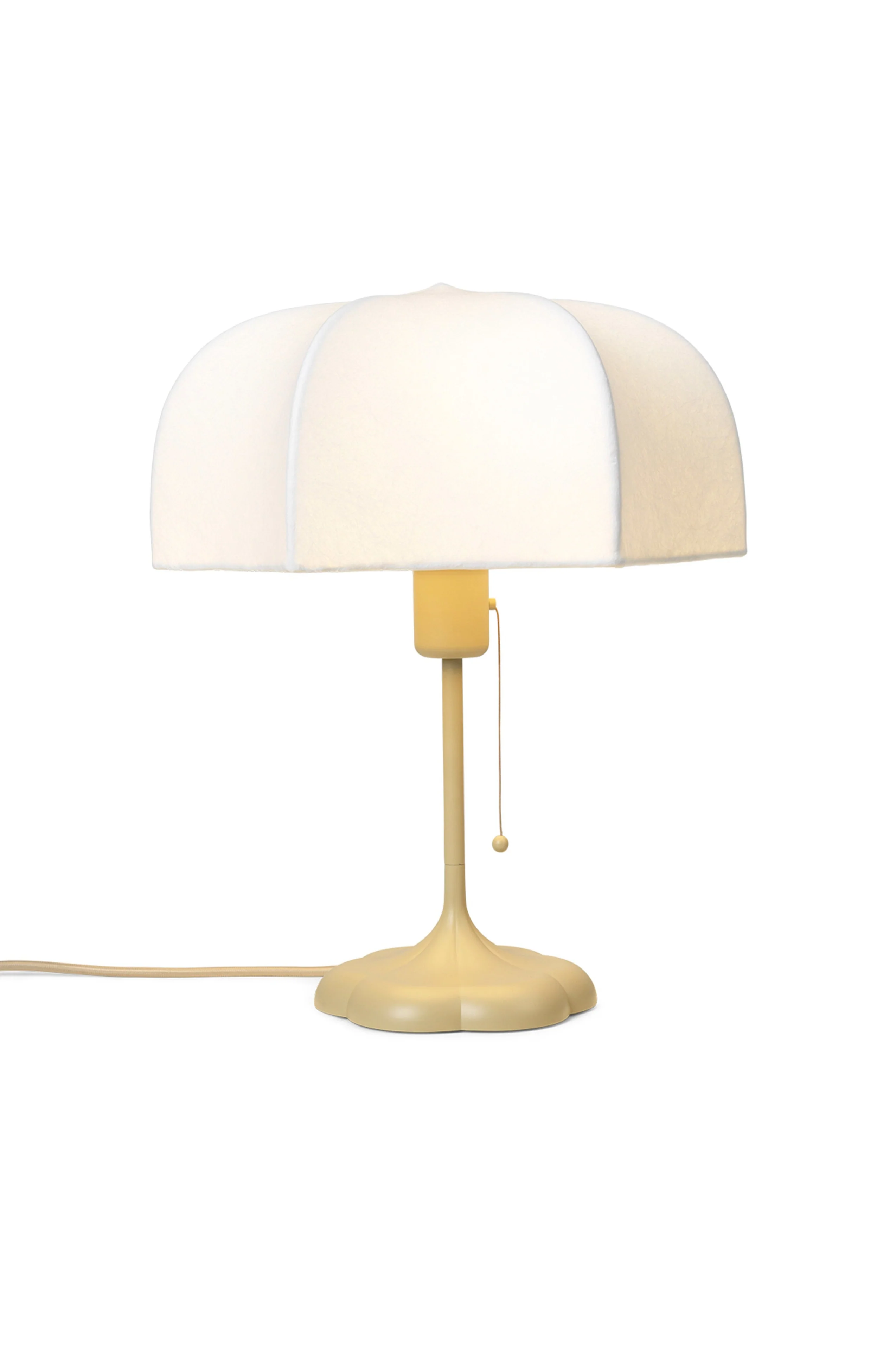 Lampa stołowa POEM biały z beżową podstawą - Image 3