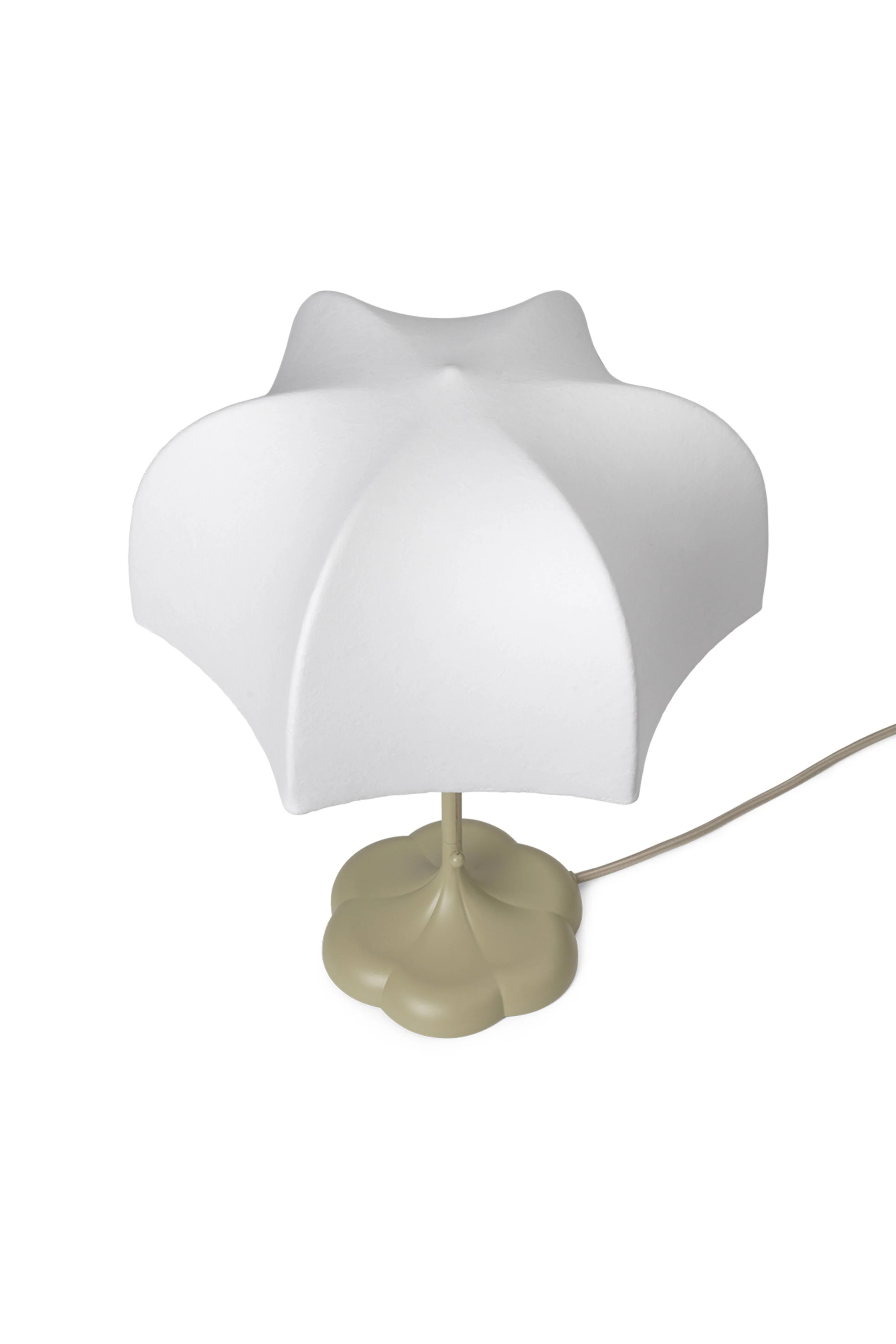 Lampa stołowa POEM biały z beżową podstawą - Image 4