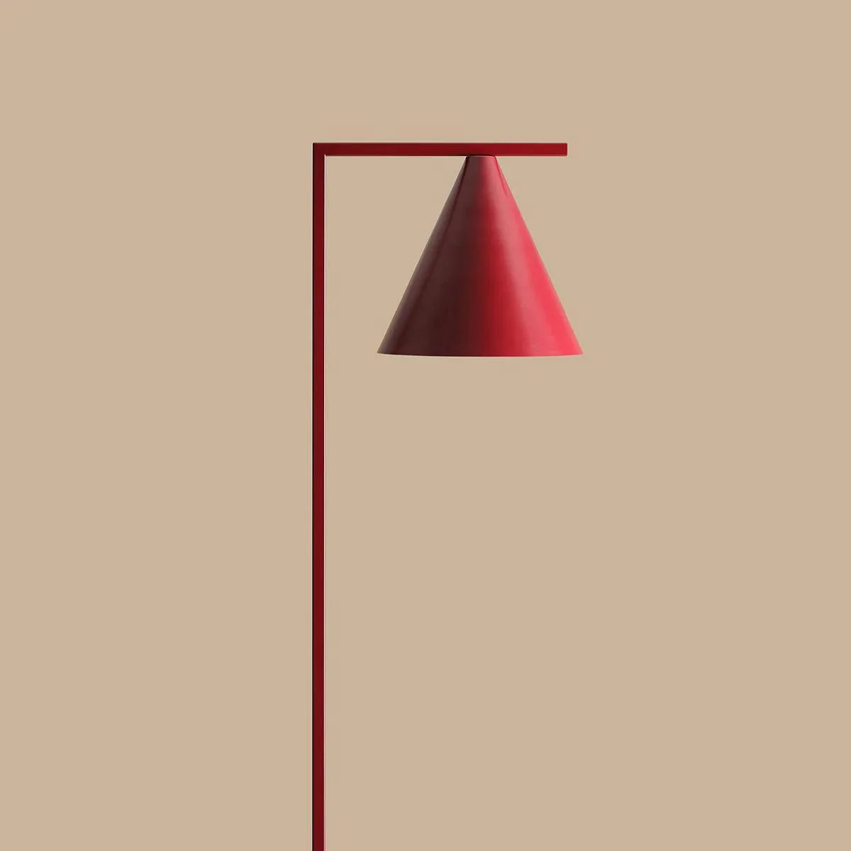Lampa podłogowa FORM czerwony - Image 4