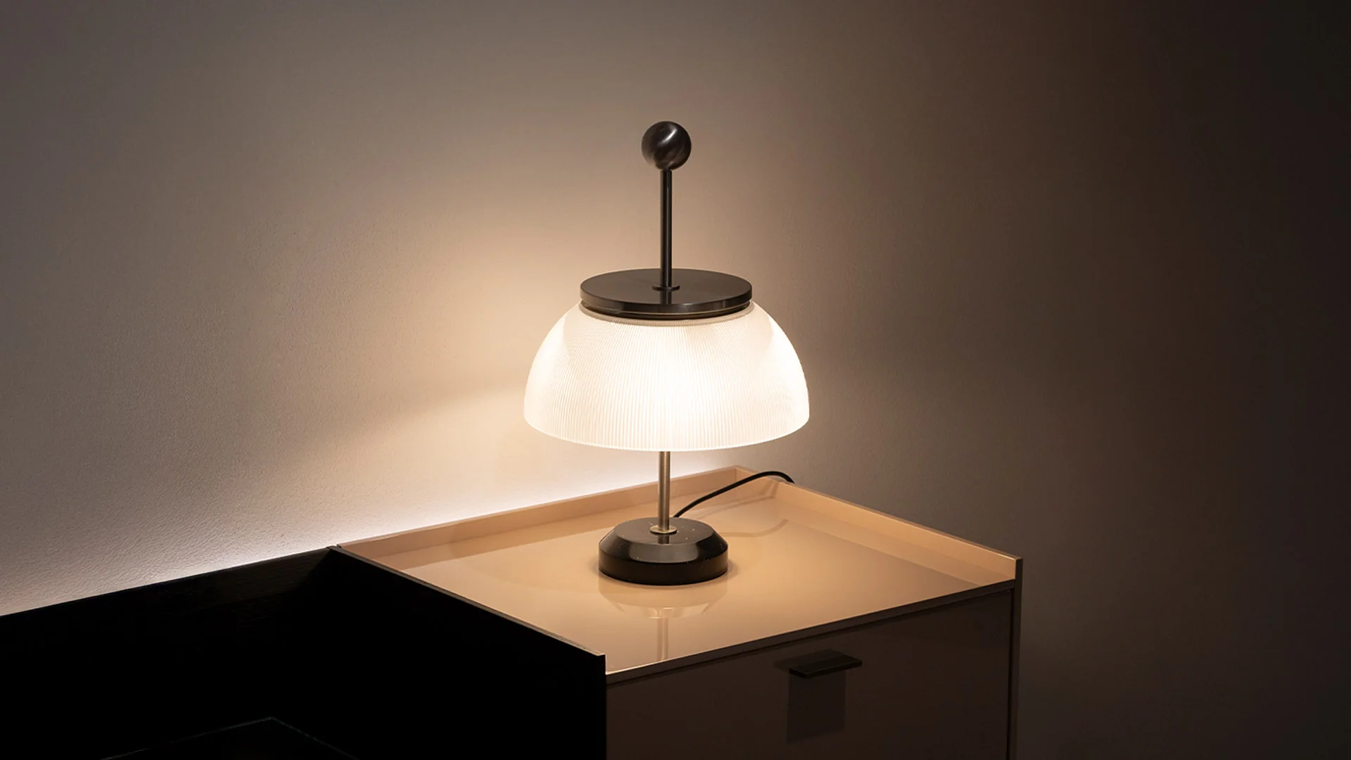 Lampa stołowa ALFA biały z marmurową podstawą - Image 2