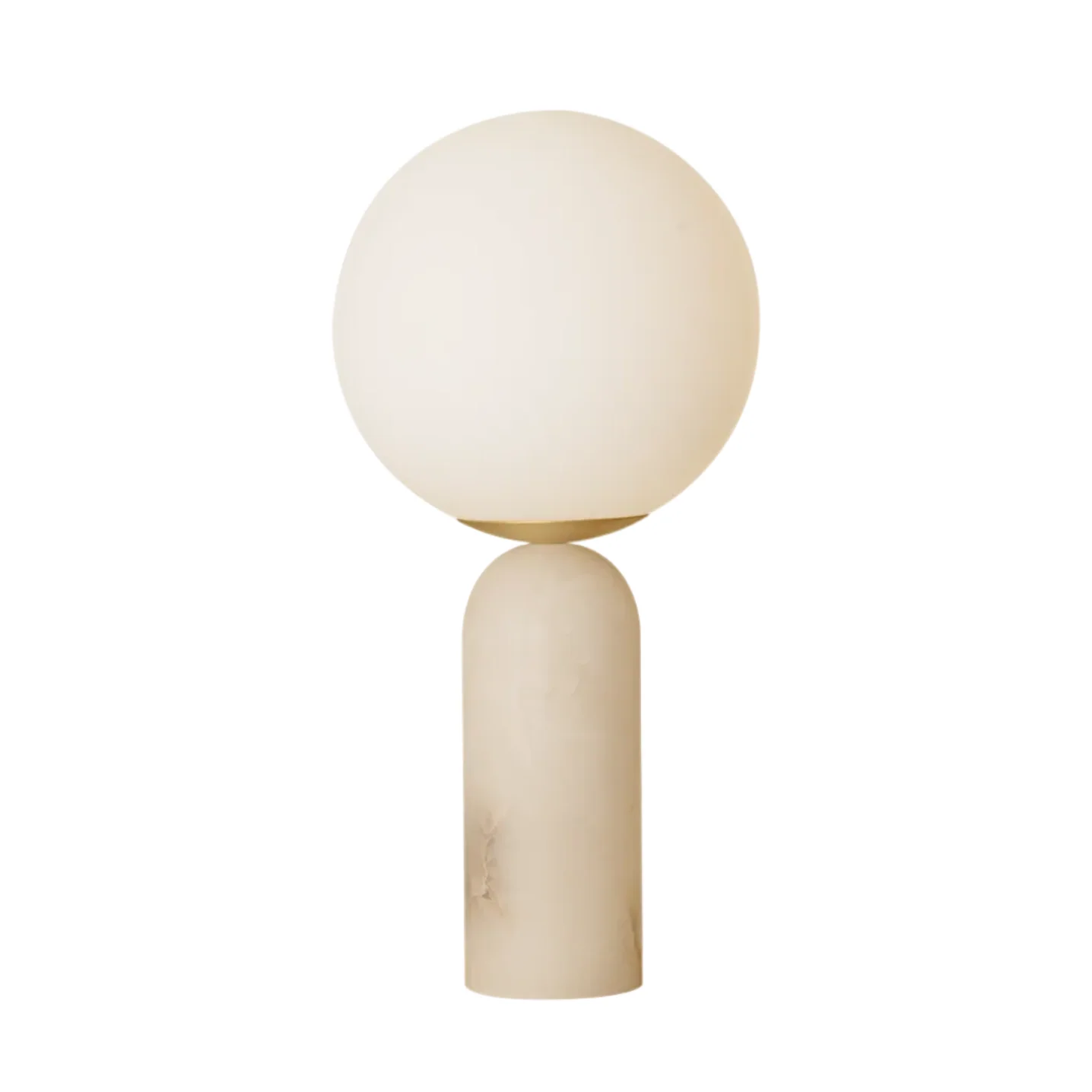 Lampa stołowa ATLAS biały alabaster