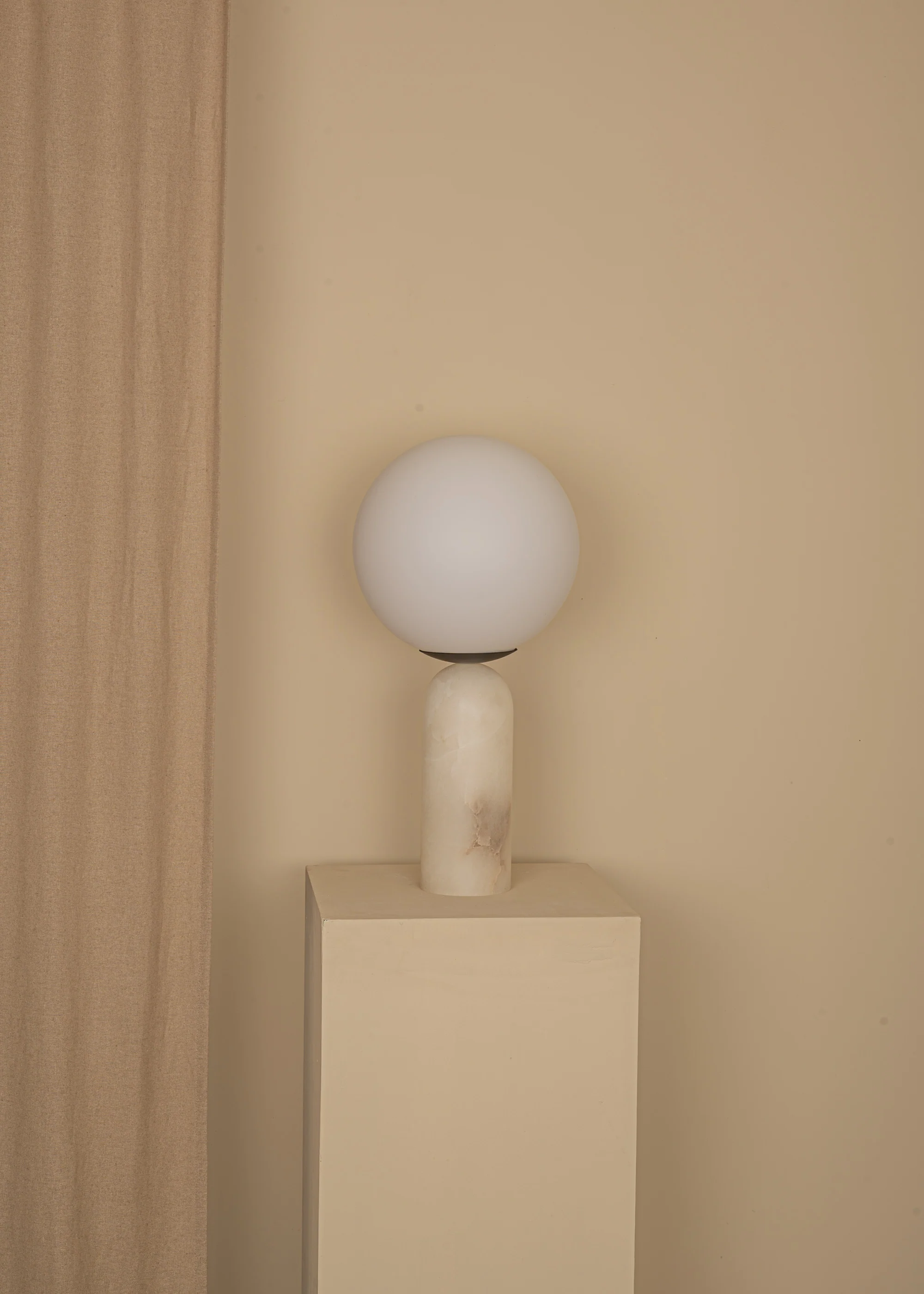Lampa stołowa ATLAS biały alabaster - Image 3