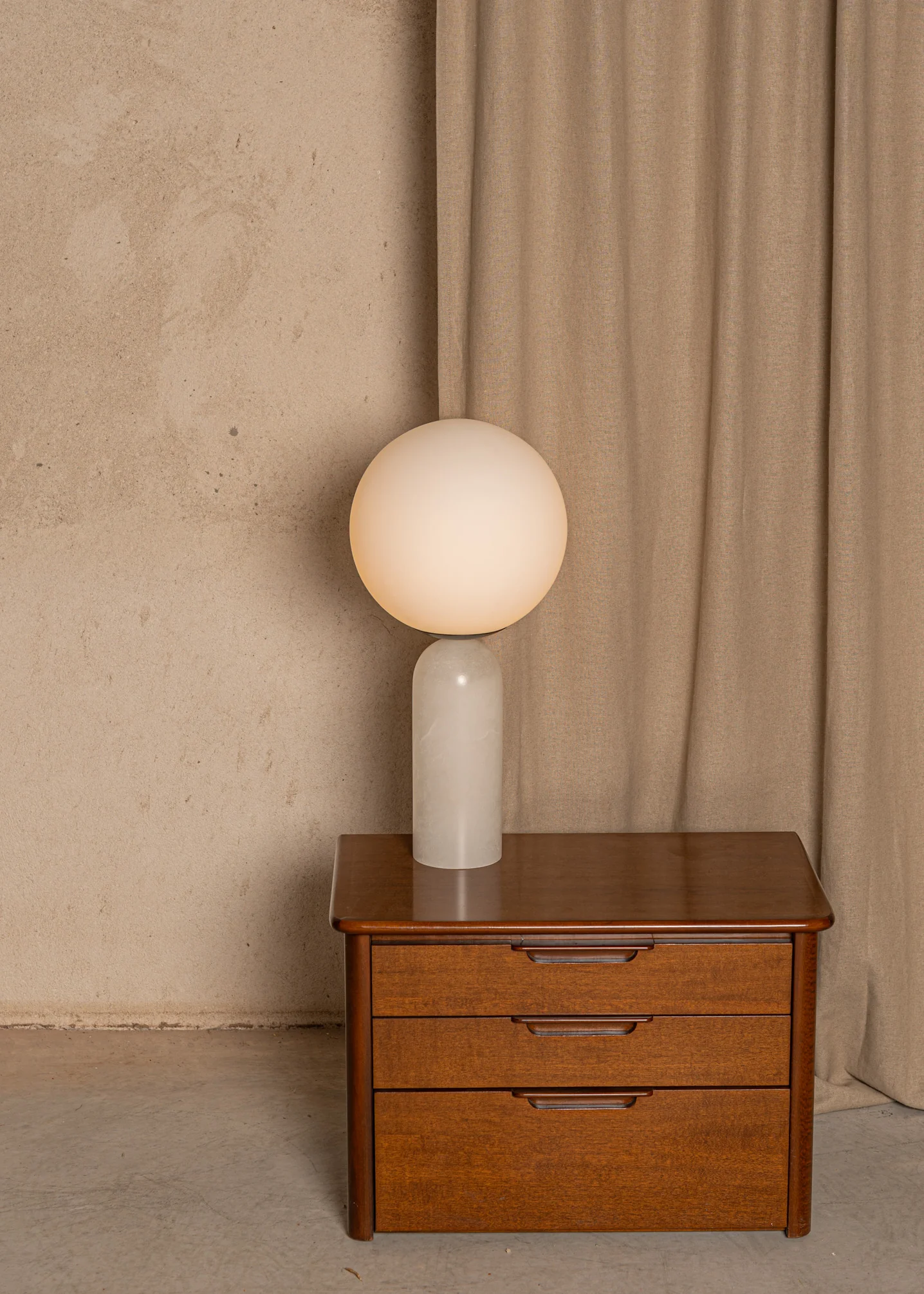 Lampa stołowa ATLAS biały alabaster - Image 8