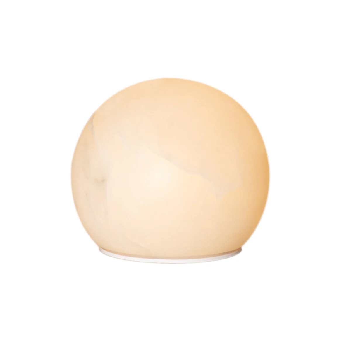 Lampa przenośna AUGURISTO biały alabaster