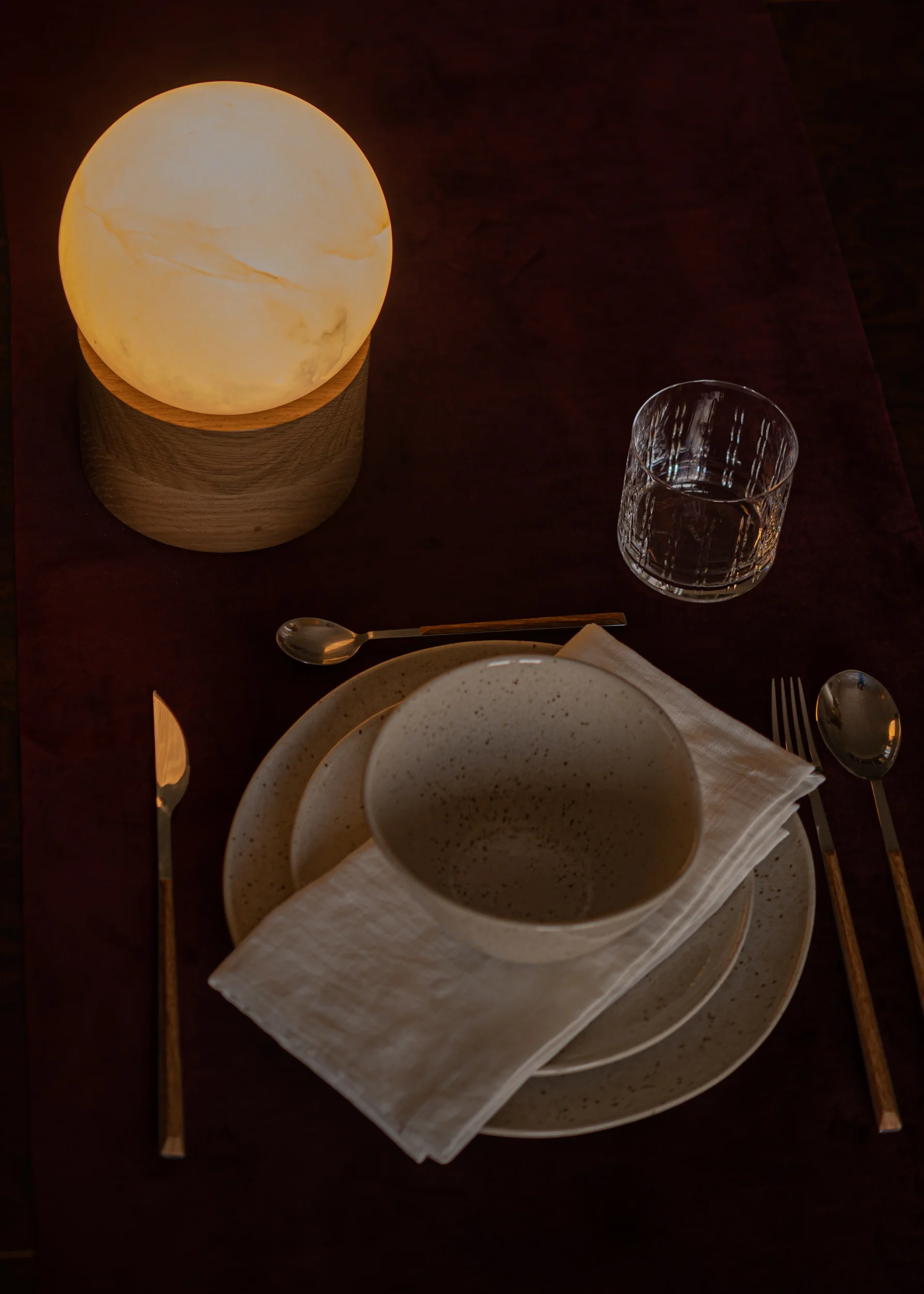 Lampa przenośna AUGURISTO biały alabaster - Image 6