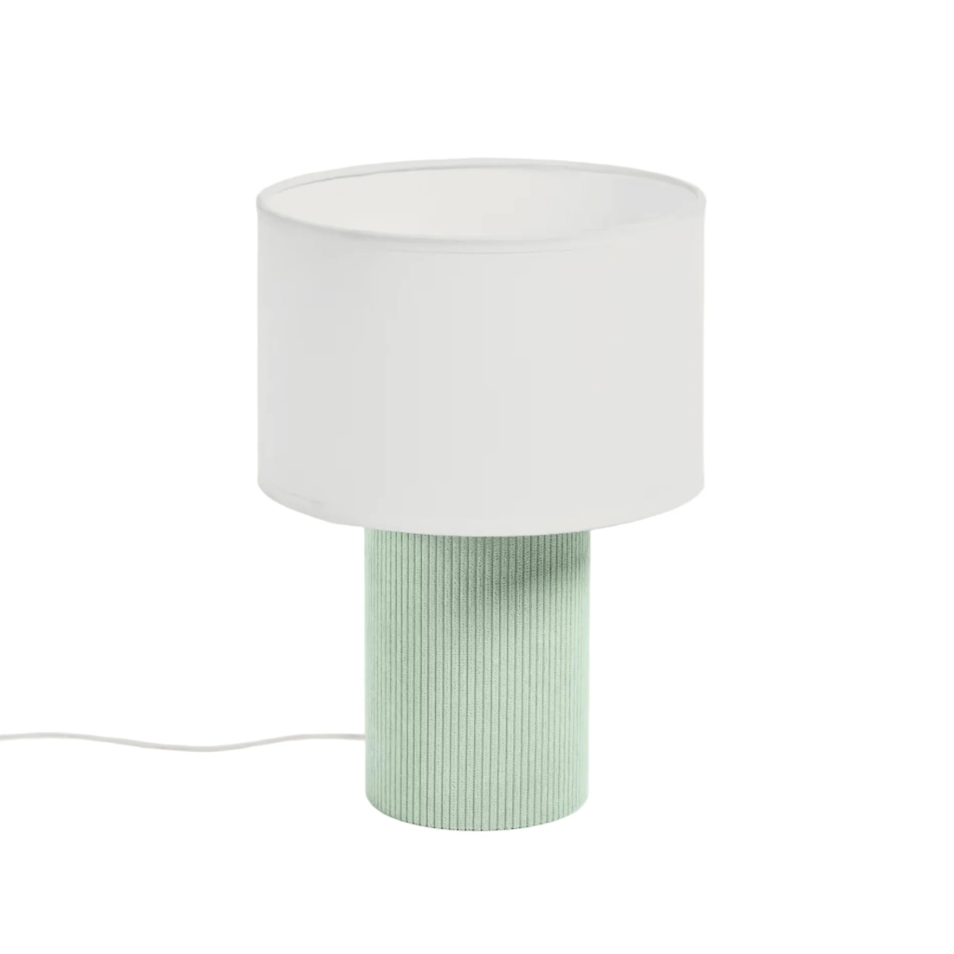 Lampa stołowa BIANELLA turkusowy z białym