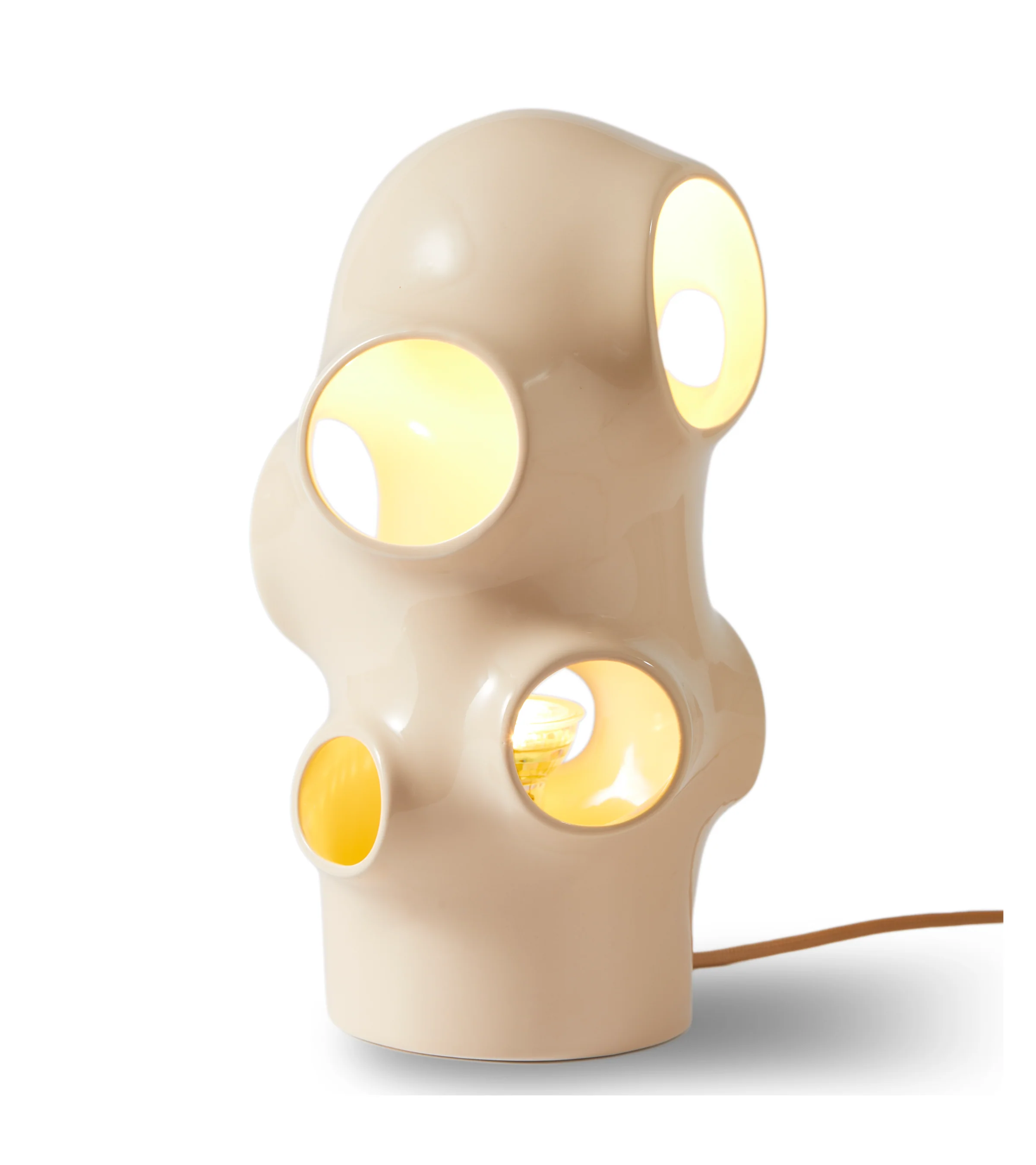 Lampa stołowa BULLE beżowy - Image 5