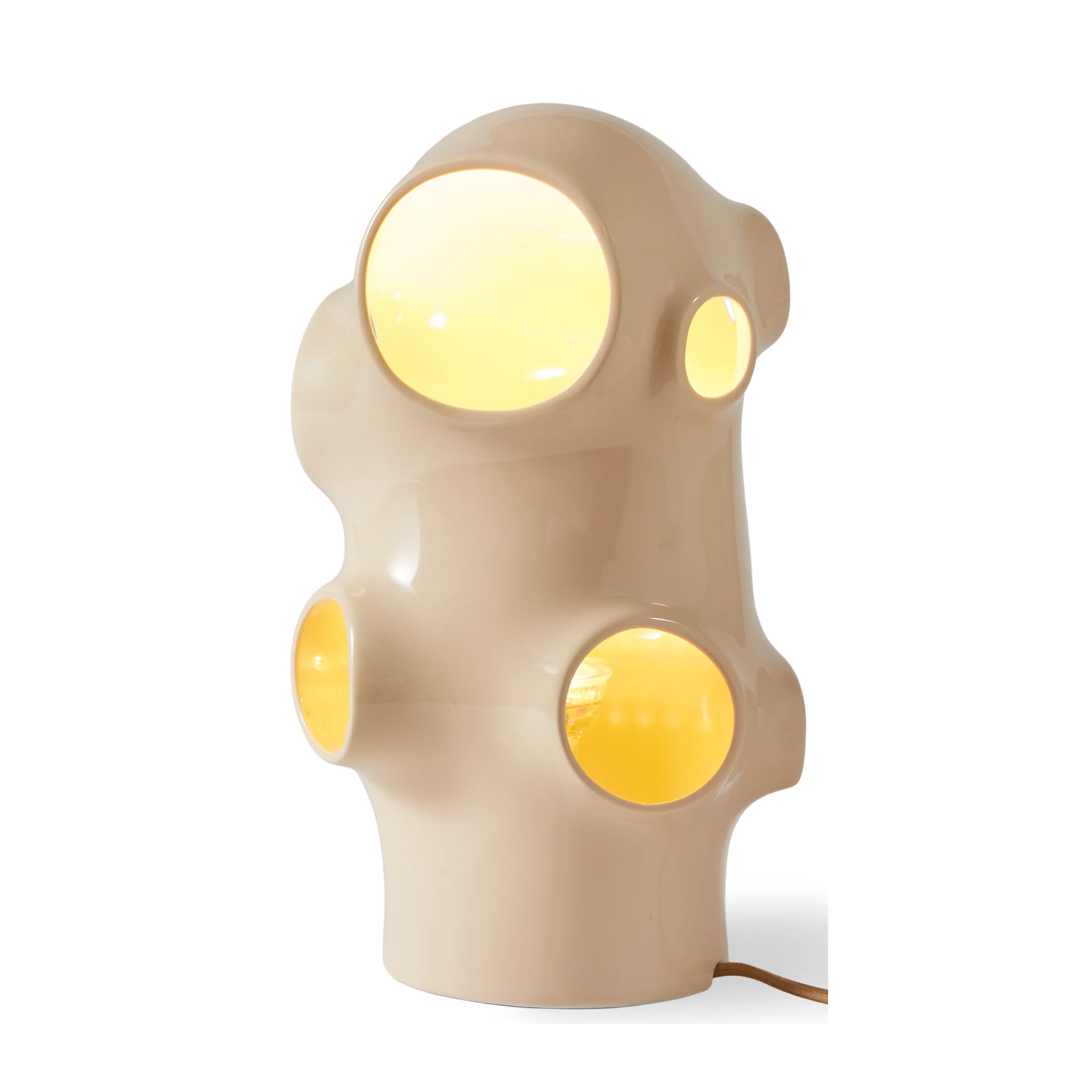 Lampa stołowa BULLE beżowy - Image 6