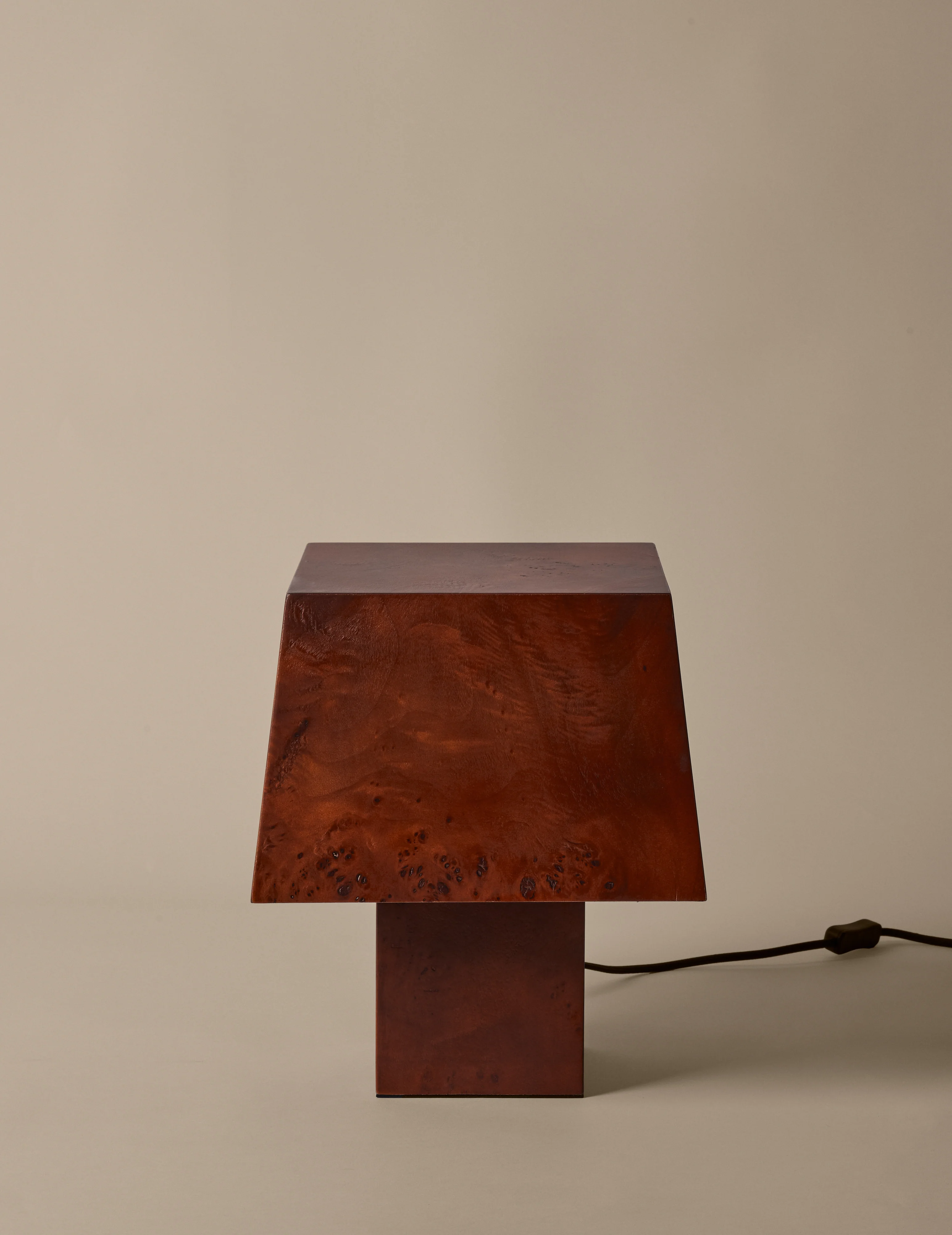Lampa stołowa BURL ciemnobrązowy fornir - Image 7