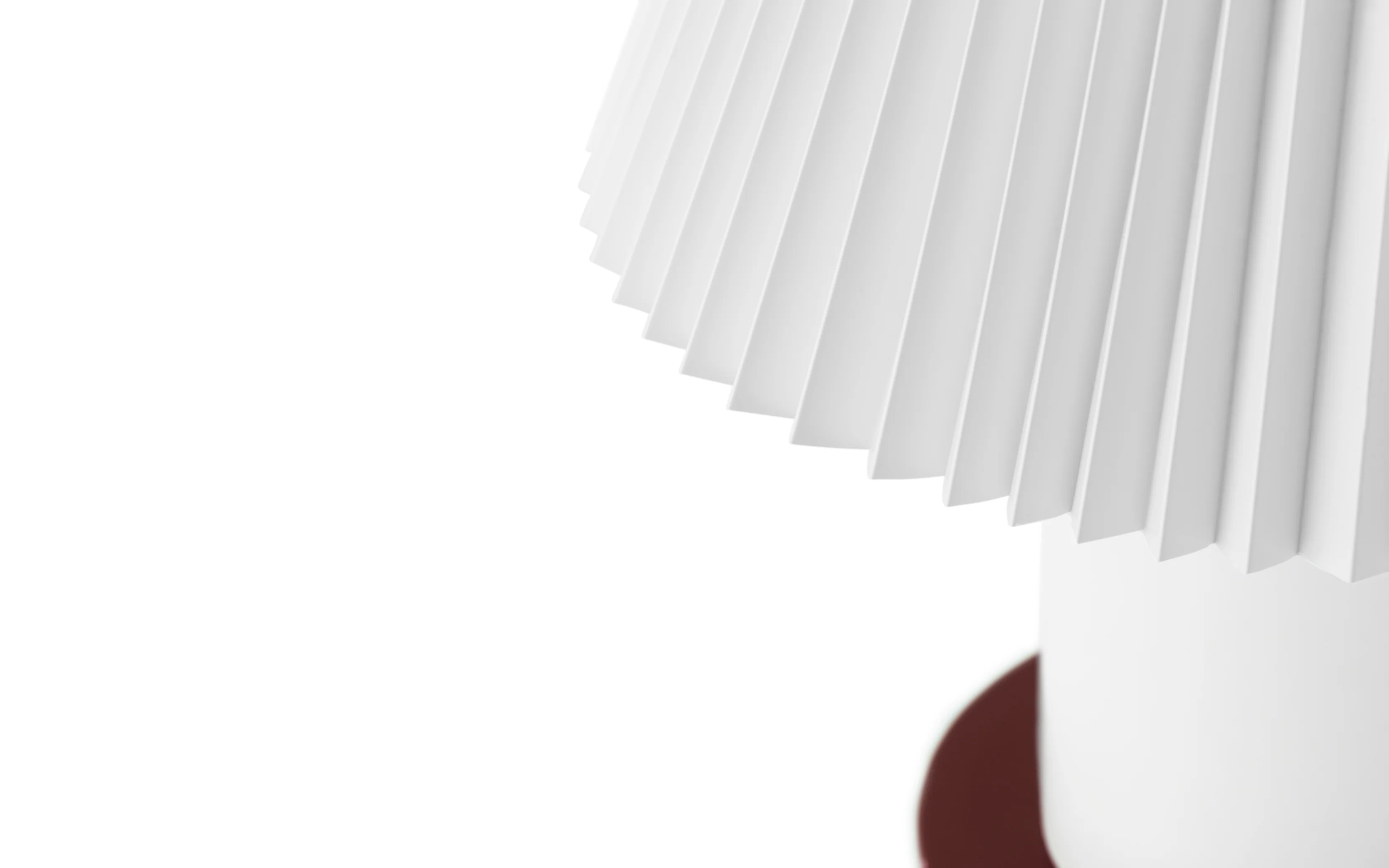 Lampa stołowa CELLU biały z brązową podstawą - Image 3