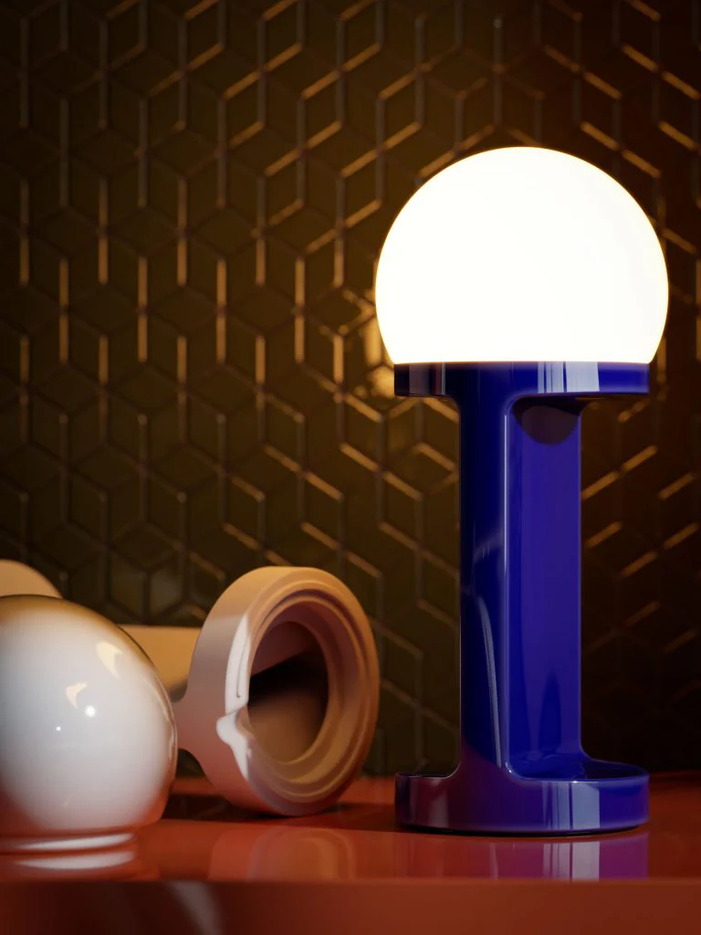 Lampa stołowa ceramiczna HABEA szałwiowy zielony - Image 3