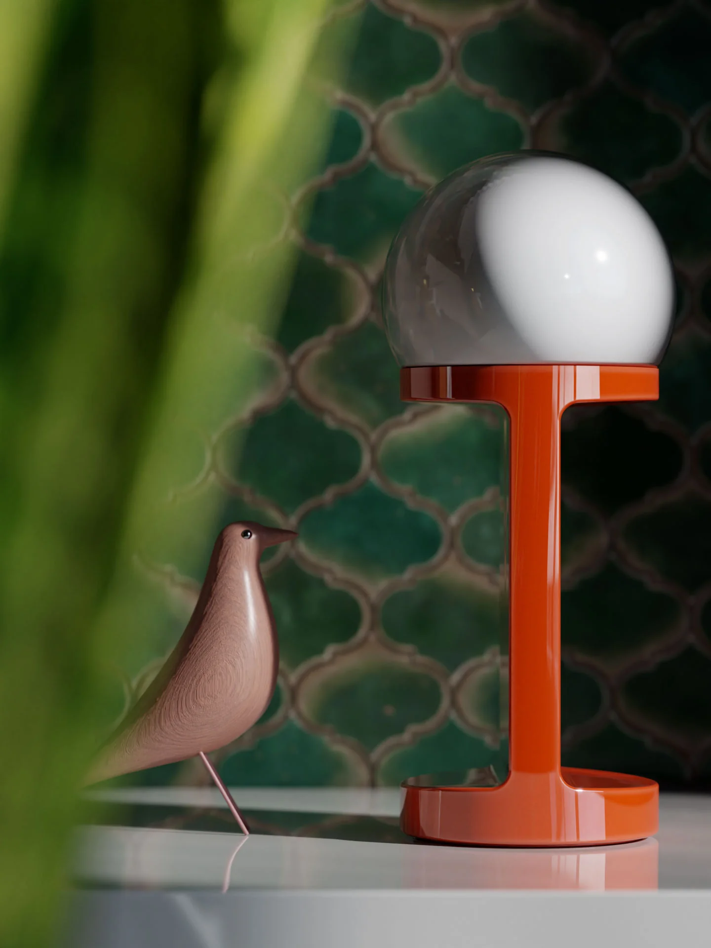Lampa stołowa ceramiczna HABEA szałwiowy zielony - Image 2
