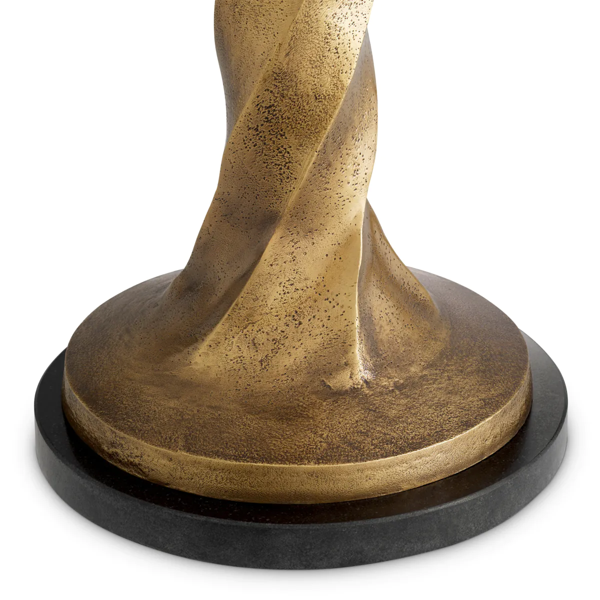 Lampa stołowa COSTANZA antyczny złoty z granitową podstawą - Image 6