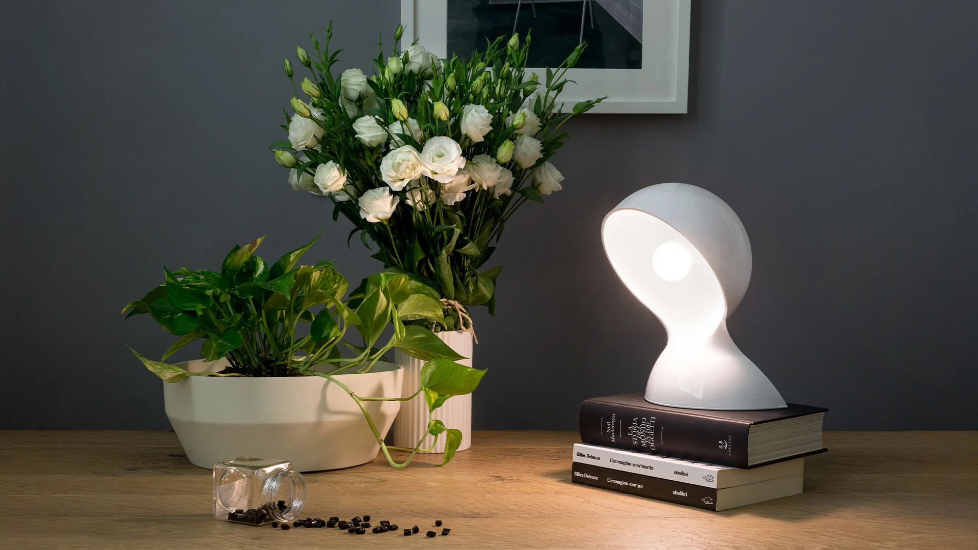 Lampa stołowa DALÙ biały - Image 6