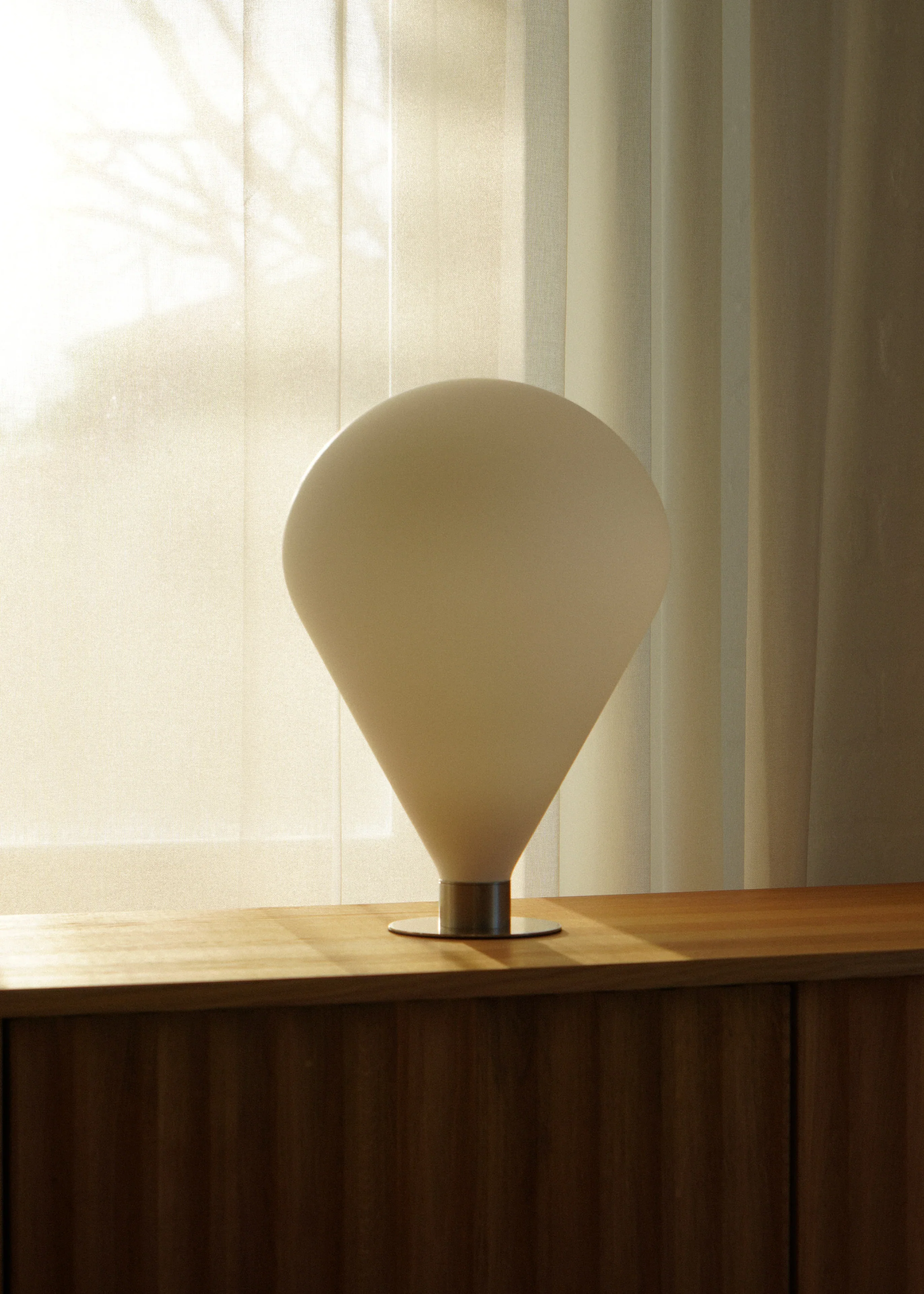 Lampa stołowa ELY biały klosz ze srebrną podstawą - Image 4