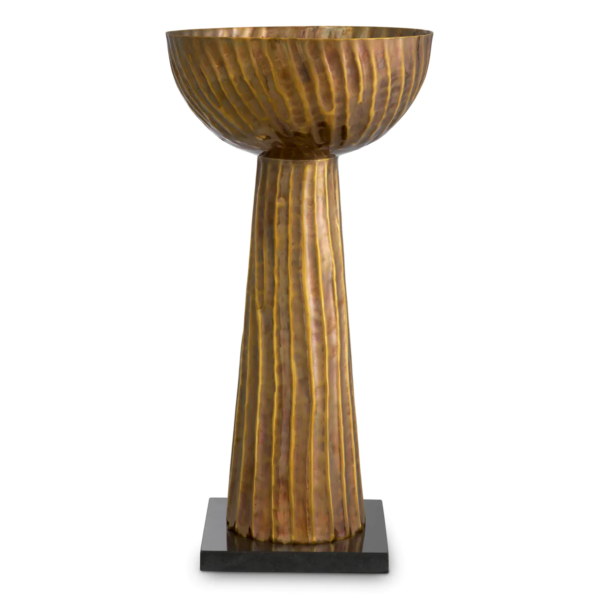 Lampa stołowa FENWICK mosiądz z granitową podstawą - Image 3