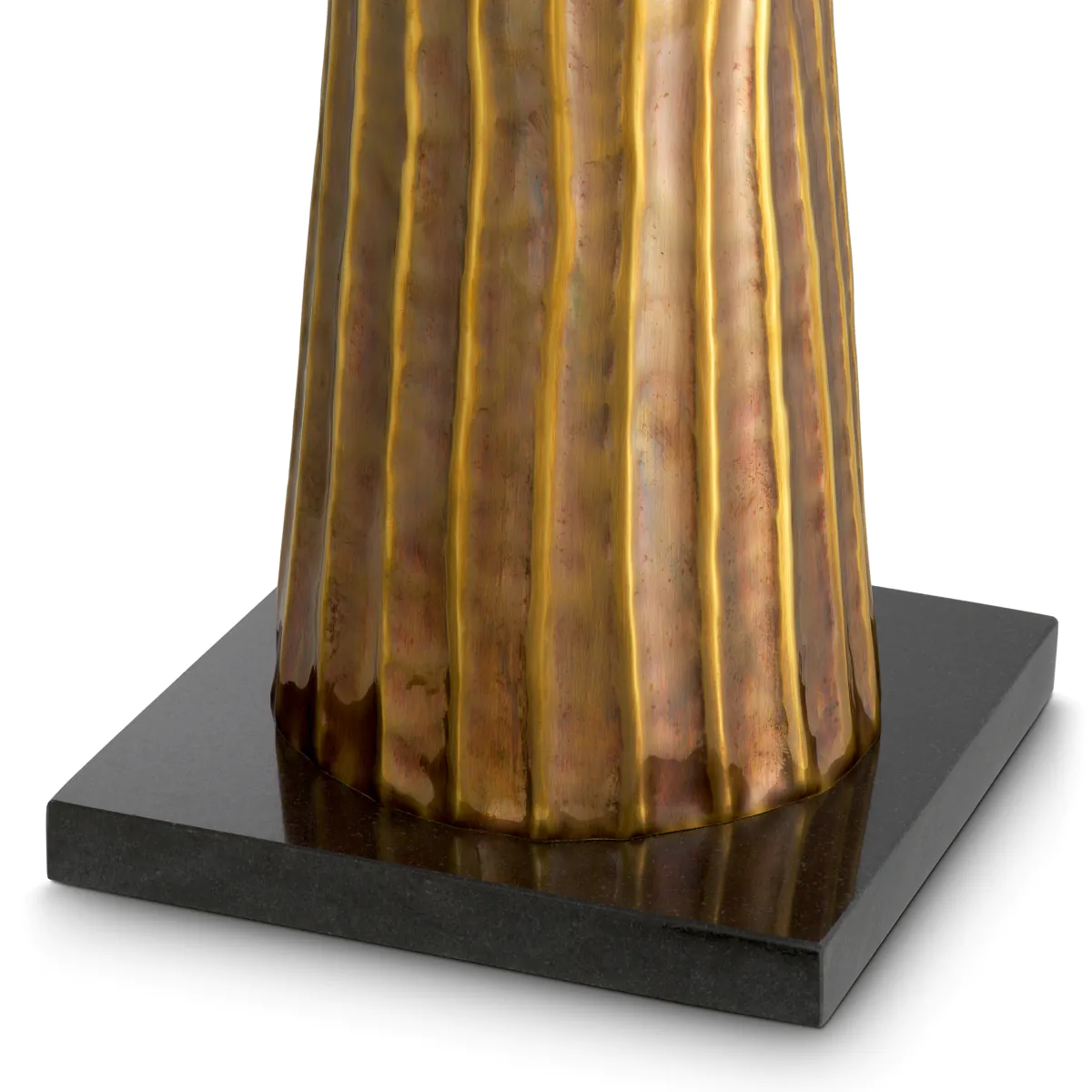 Lampa stołowa FENWICK mosiądz z granitową podstawą - Image 5