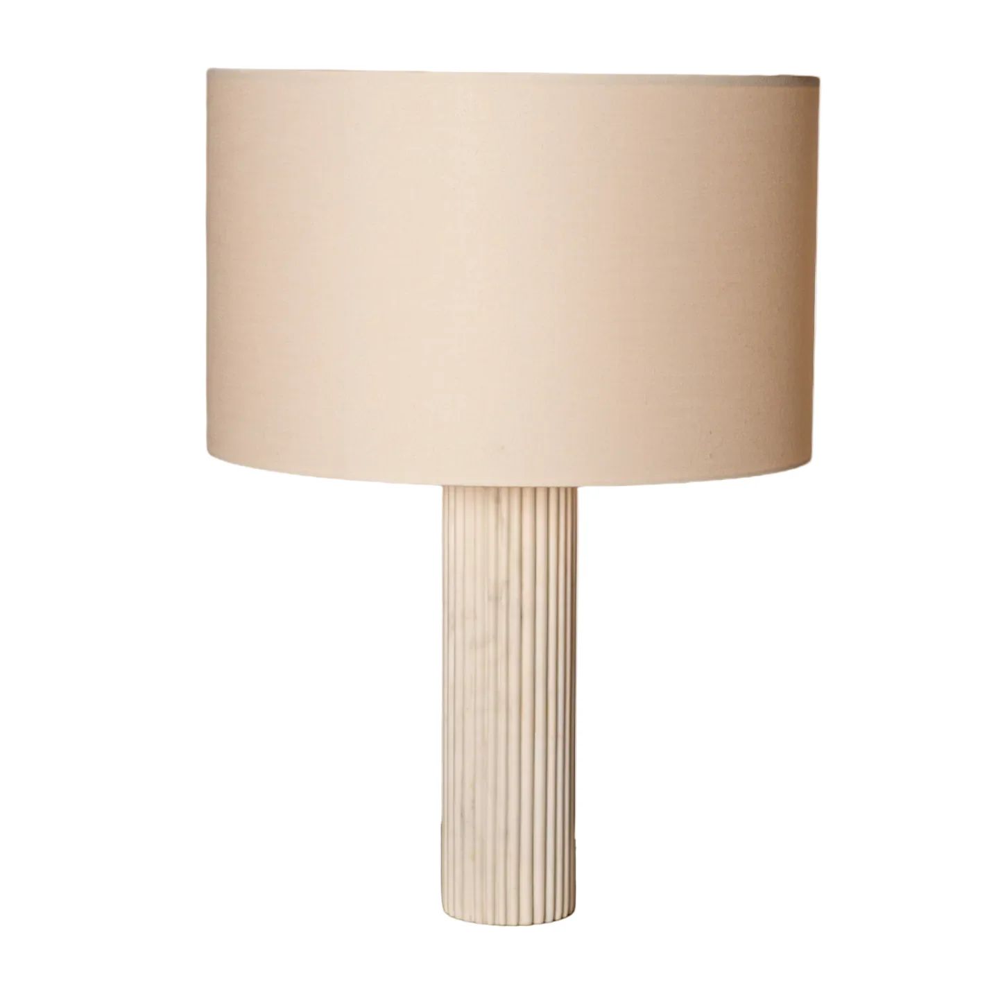 Lampa stołowa FLUTA biały marmur