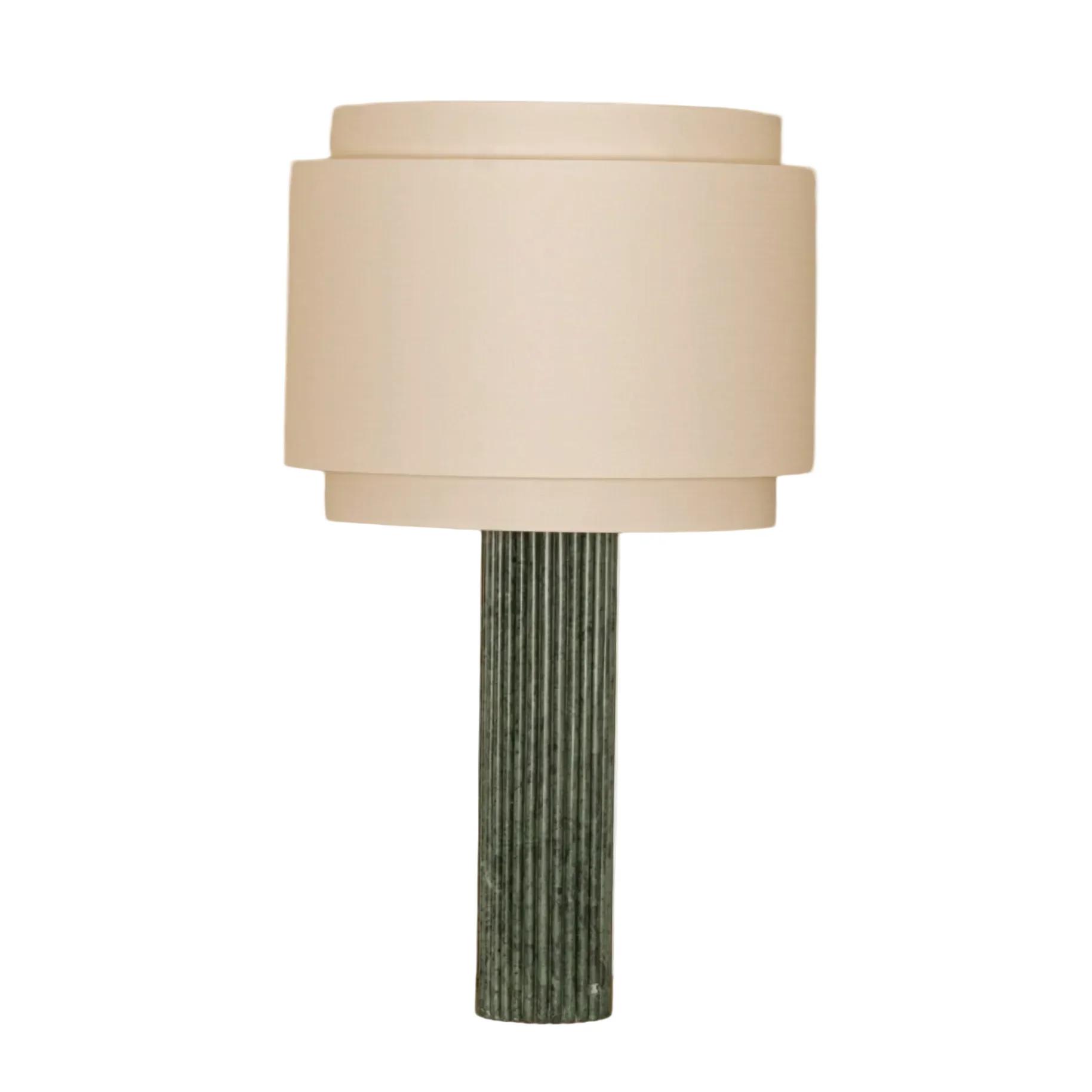 Lampa stołowa FLUTA DOUBLE zielony marmur