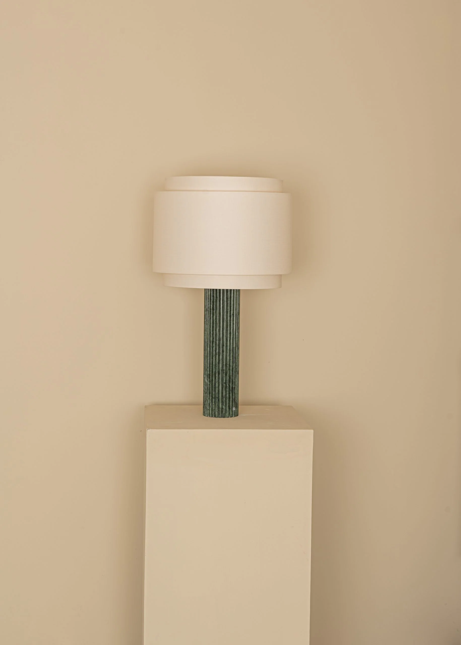 Lampa stołowa FLUTA DOUBLE zielony marmur - Image 2