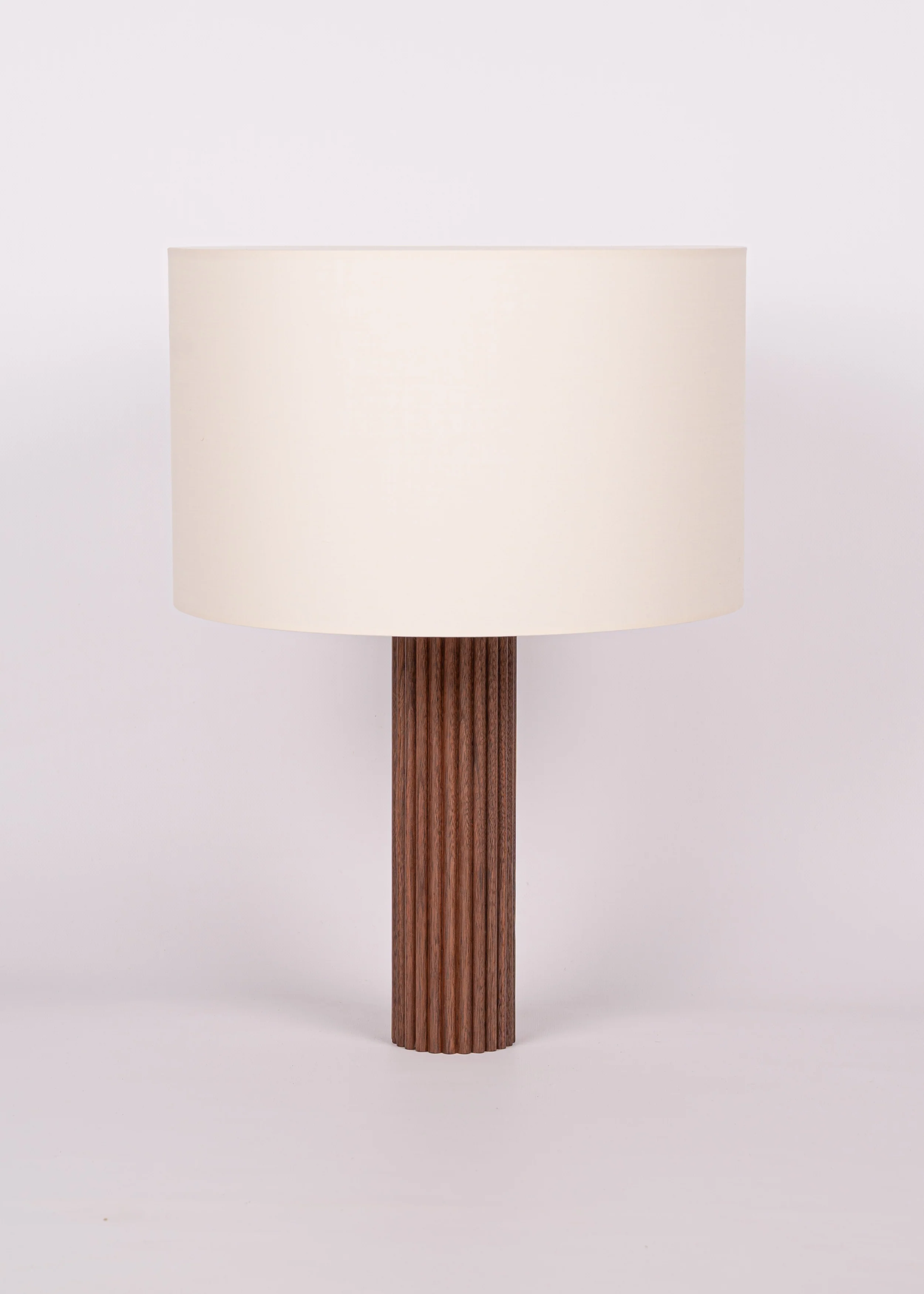 Lampa stołowa FLUTA drewno orzechowe - Image 6