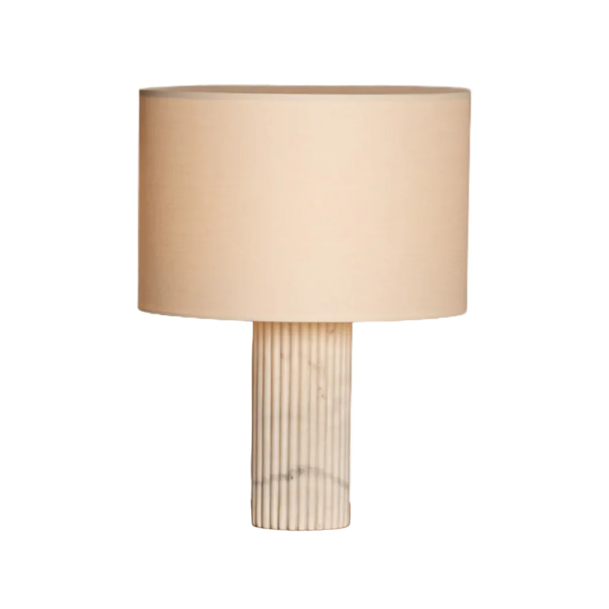 Lampa stołowa FLUTITA biały marmur