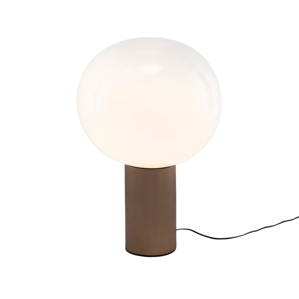 Lampa stołowa LAGUNA satynowy brązowy