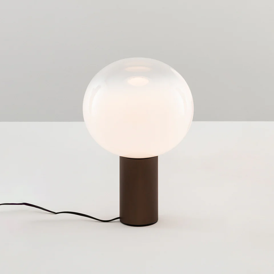 Lampa stołowa LAGUNA satynowy brązowy - Image 4