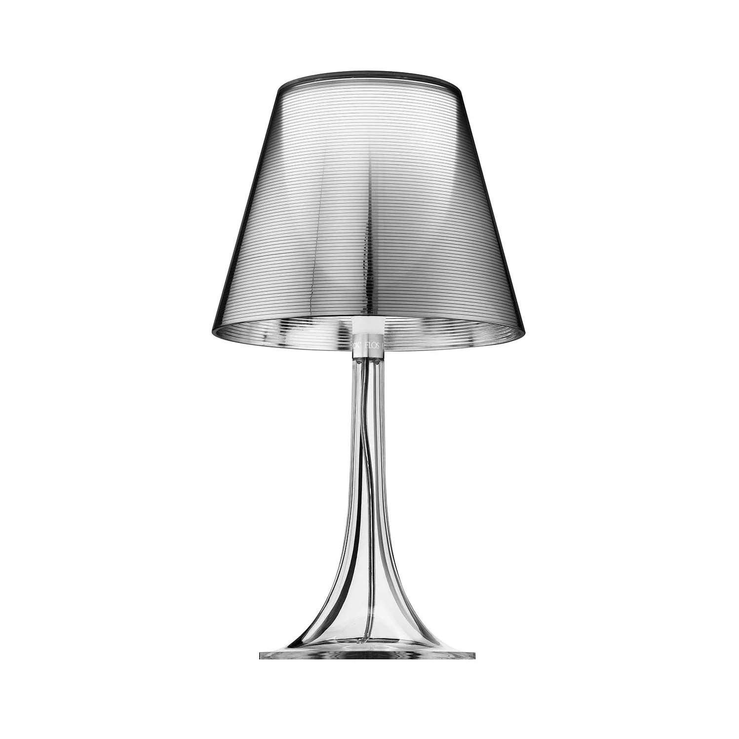 Lampa stołowa MISS K srebrny abażur