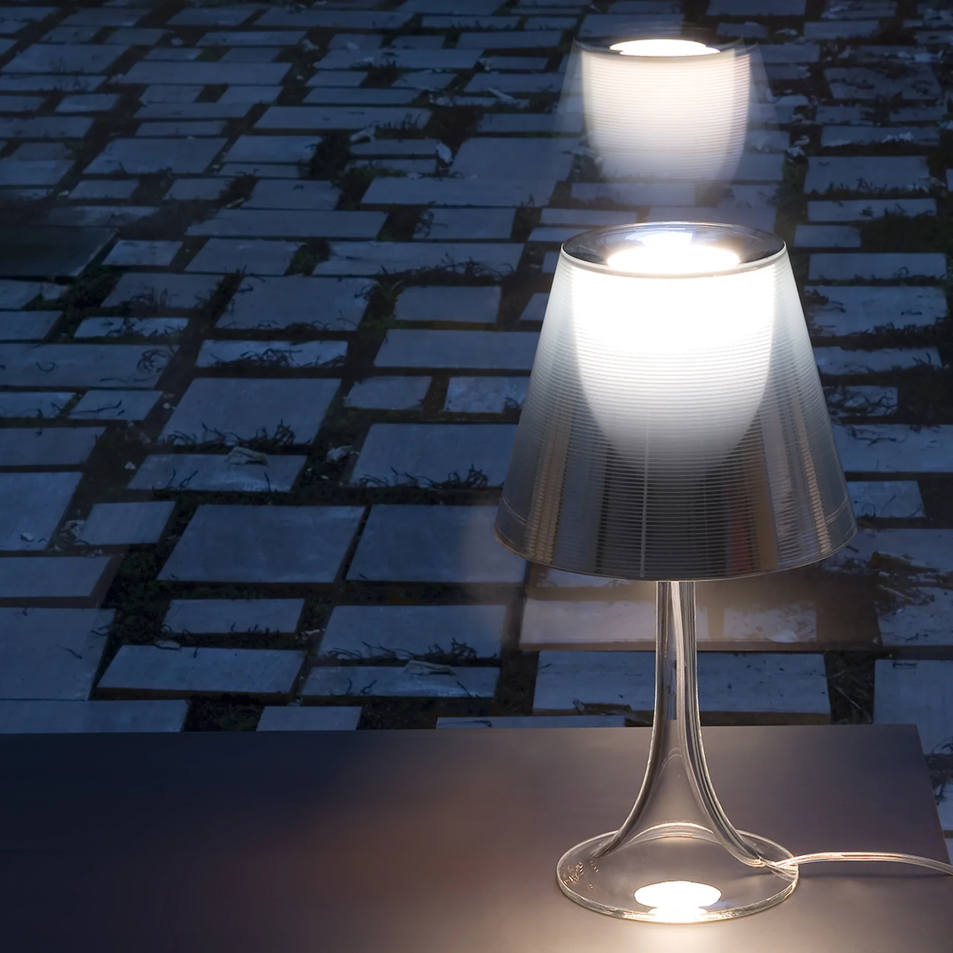 Lampa stołowa MISS K srebrny abażur - Image 3