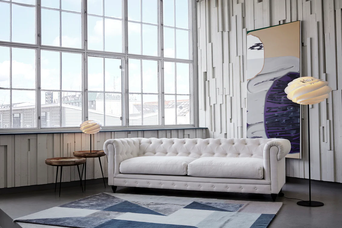 Lampa stołowa MODEL 331 SWIRL biały z czarną podstawą - Image 6