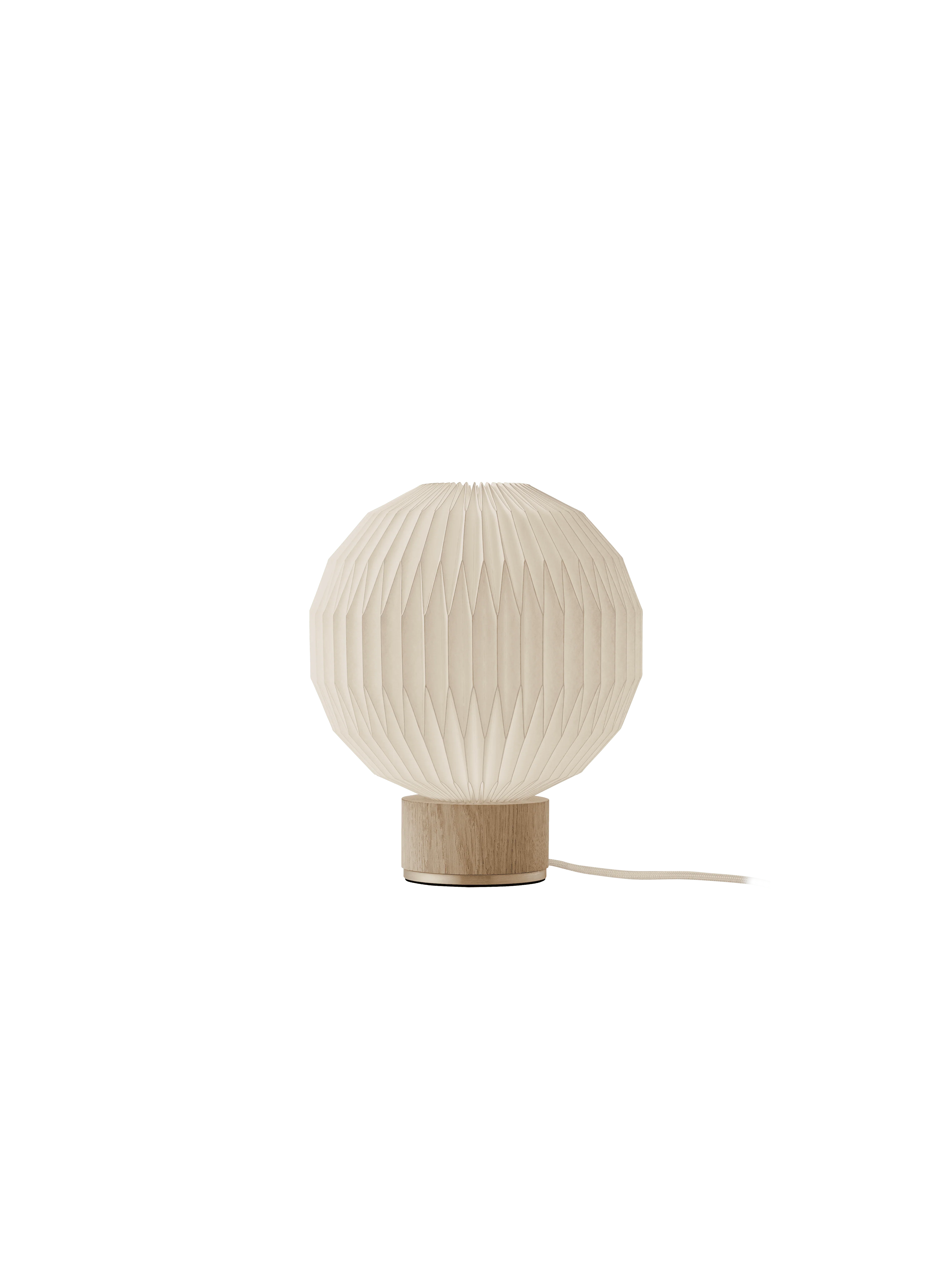 Lampa stołowa MODEL 375 biały z jasną dębową podstawą - Image 11