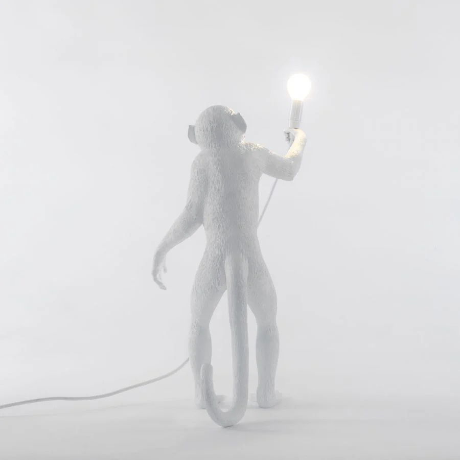 Lampa stołowa MONKEY STANDING biały - Image 5