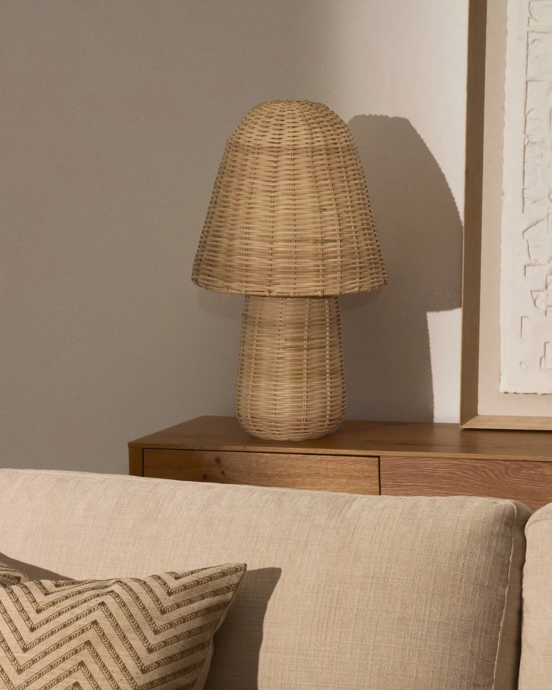 Lampa stołowa NEUDA rattan - Image 2