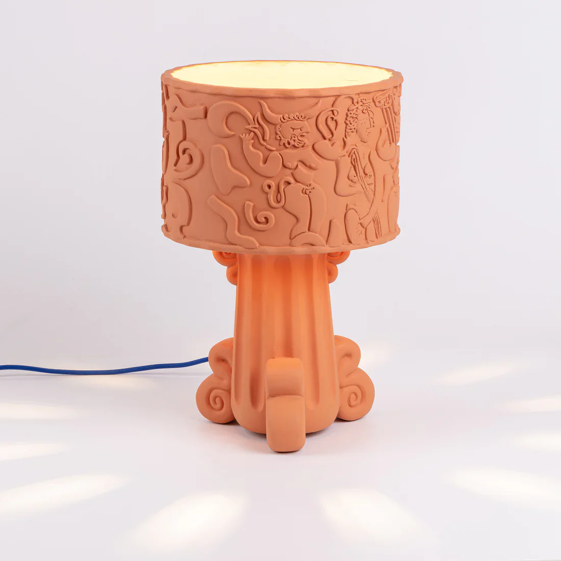 Lampa stołowa ogrodowa MAGNA GRAECIA-DEA terakota - Image 5