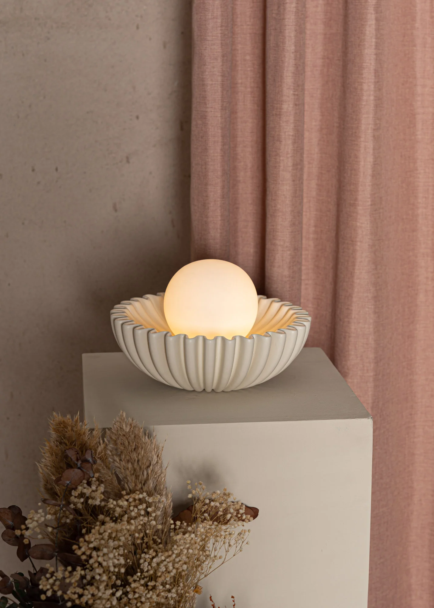 Lampa stołowa OSTRO ecru - Image 2