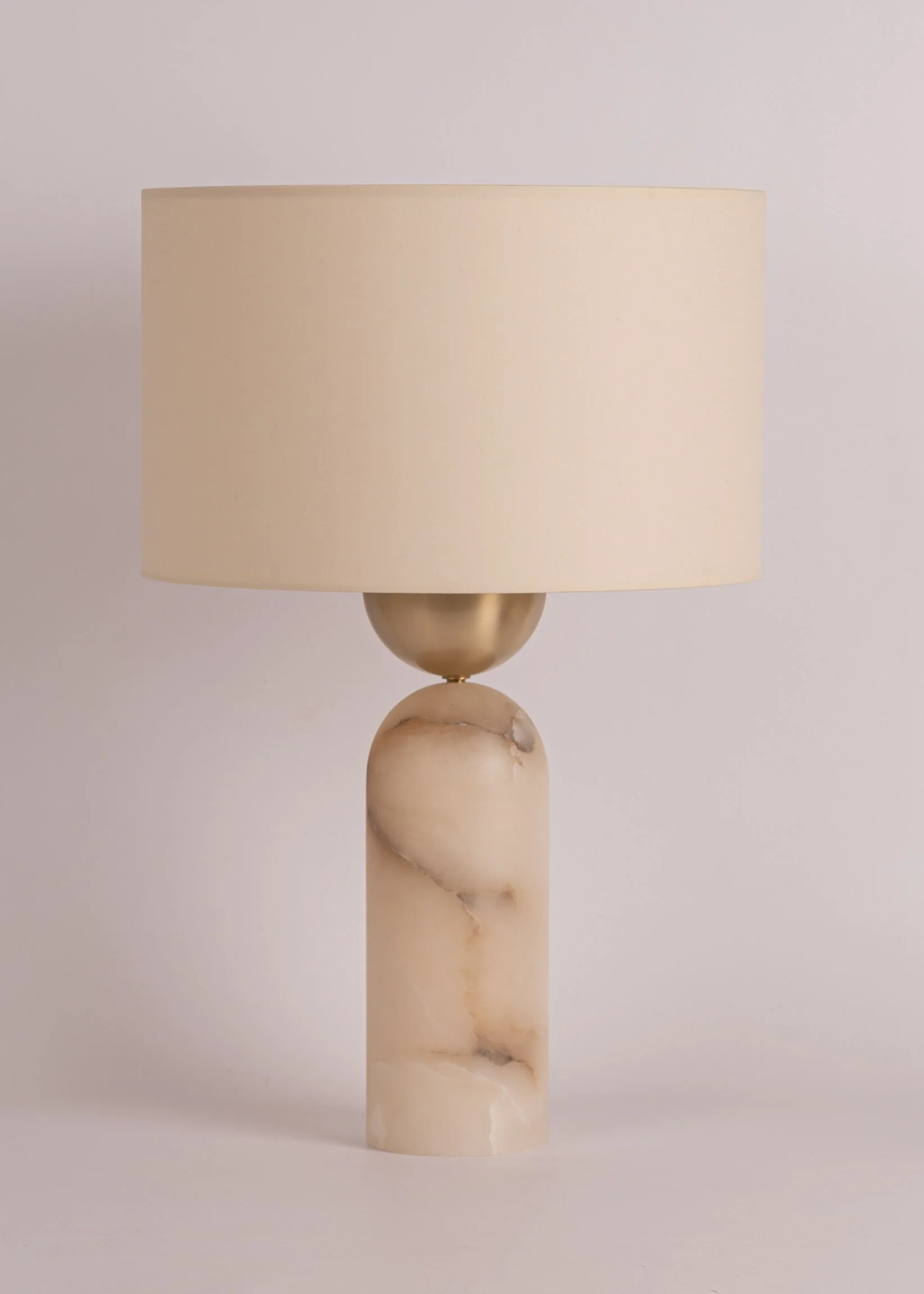 Lampa stołowa PEONA biały alabaster - Image 7