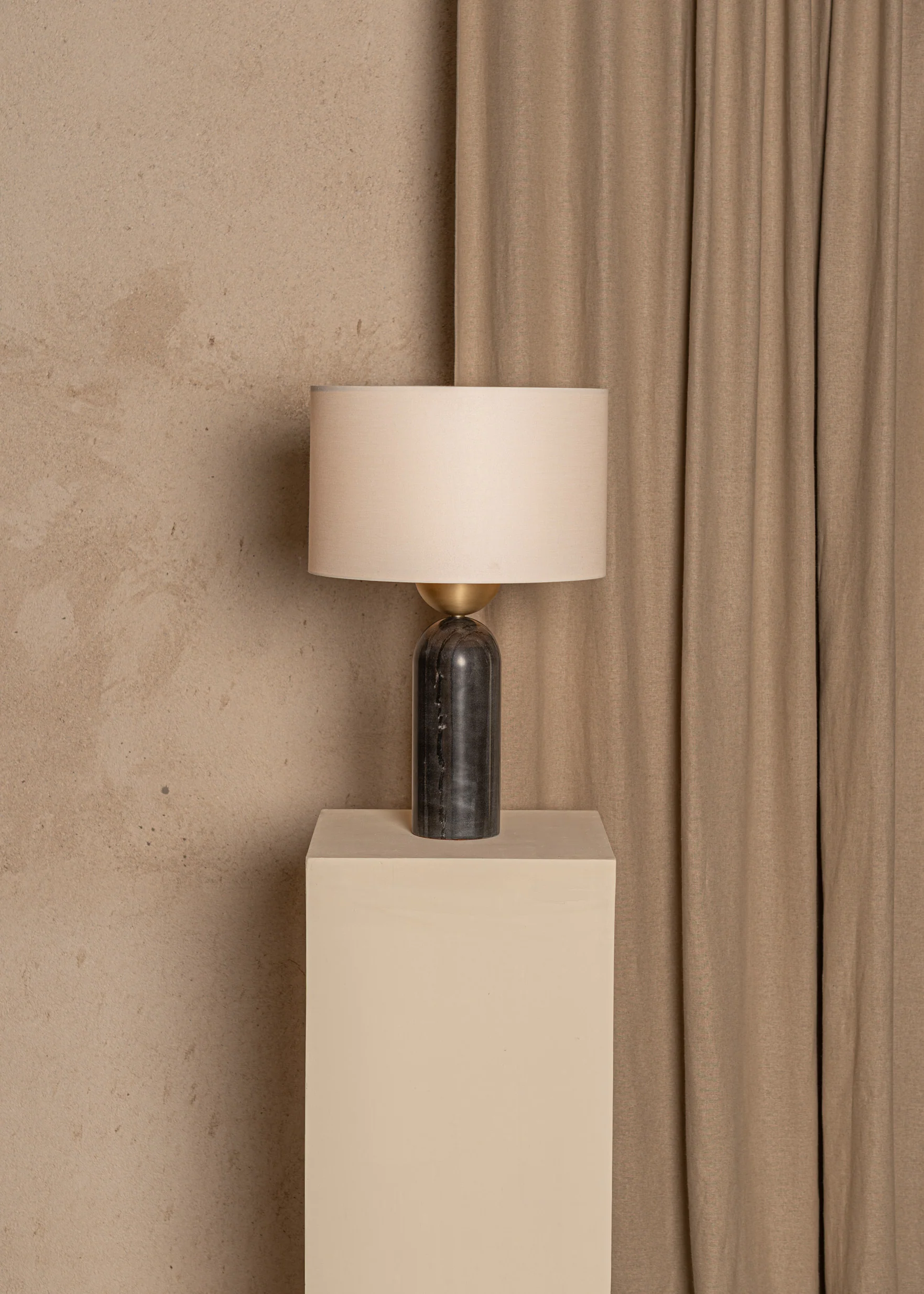 Lampa stołowa PEONA czarny marmur - Image 3