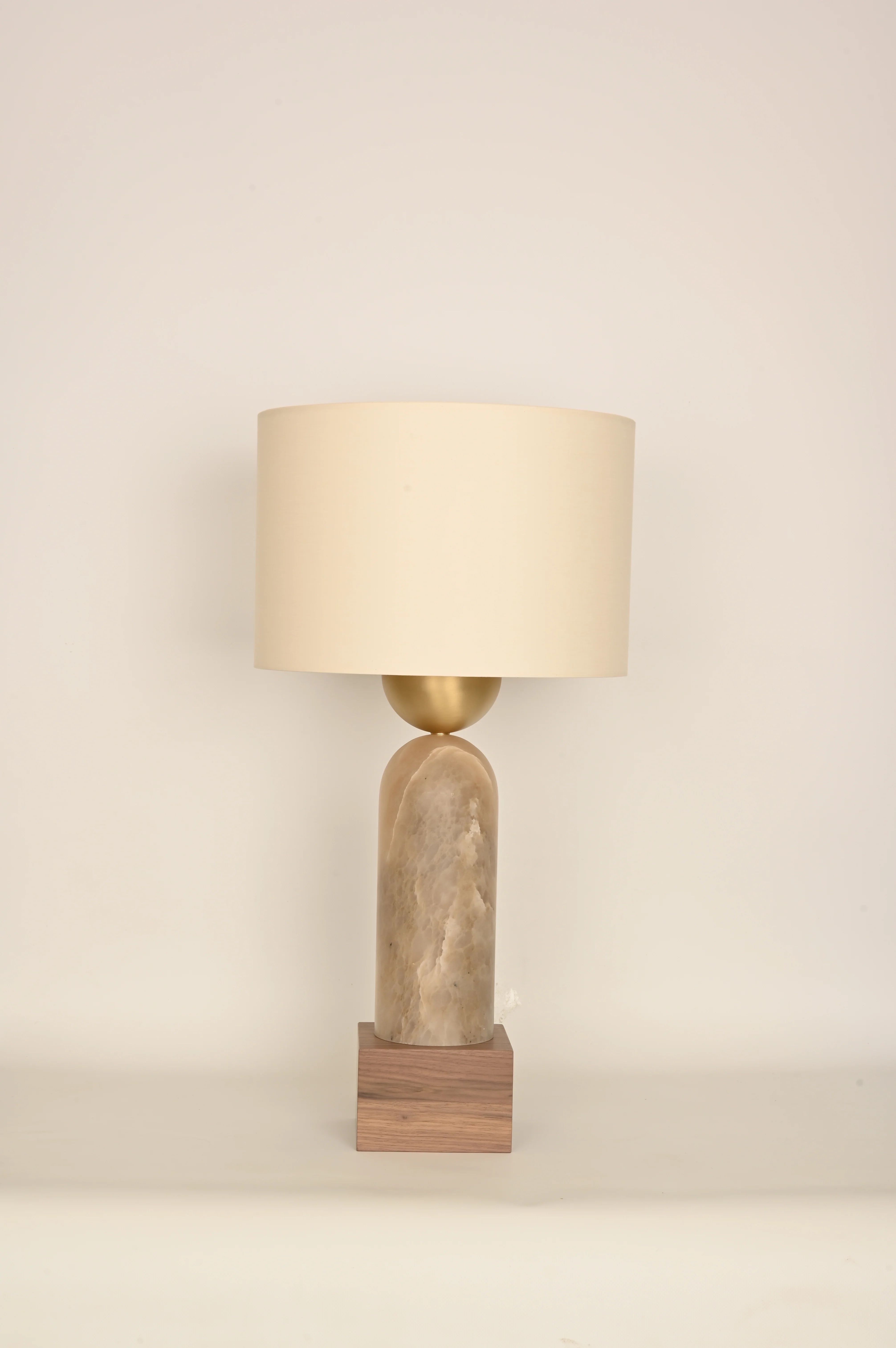 Lampa stołowa PEONA KELO ciemny beżowy alabaster - Image 7