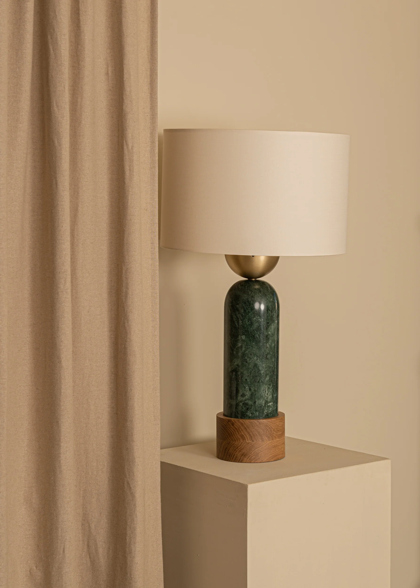 Lampa stołowa PEONA KELO zielony marmur - Image 2
