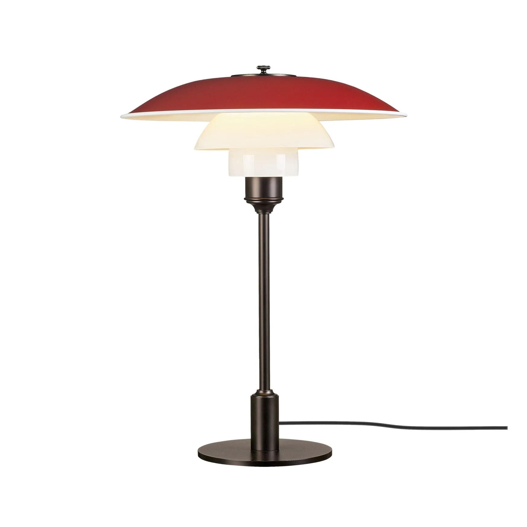 Lampa stołowa PH 3½-2½ czerwony