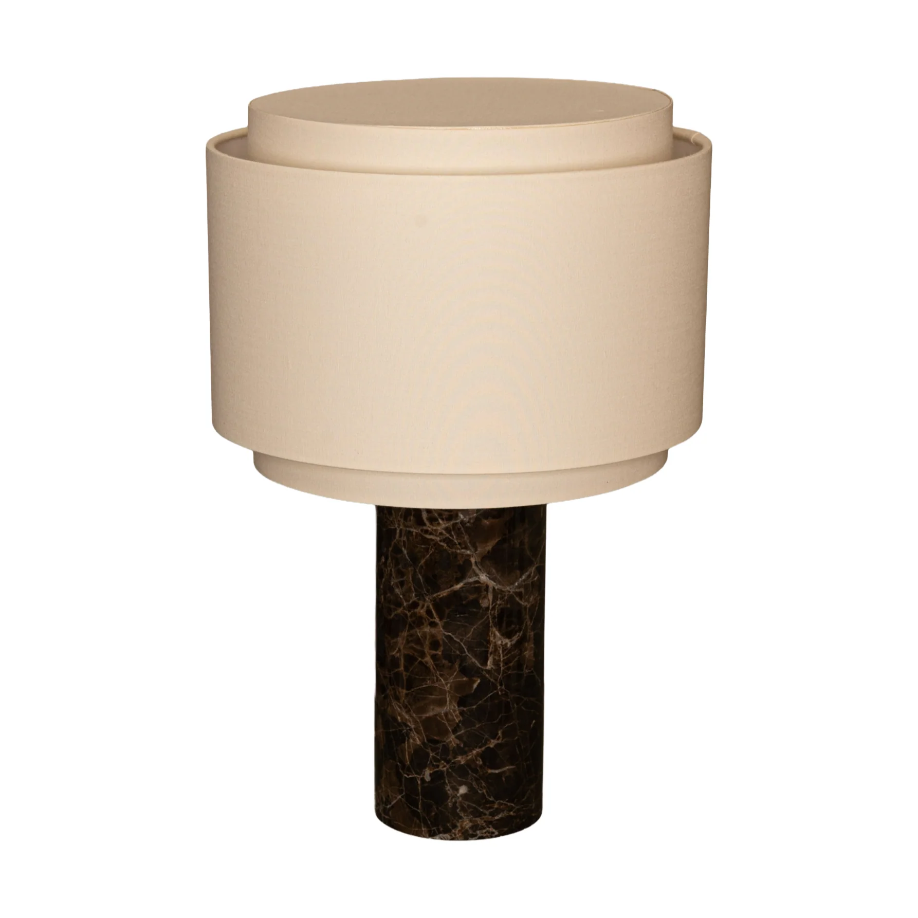 Lampa stołowa PIPITO DOUBLE brązowy marmur