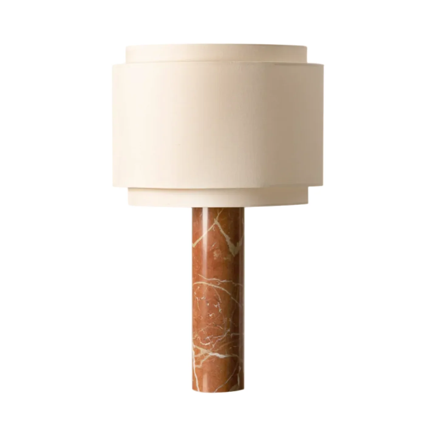Lampa stołowa PIPO DUOBLE czerwony marmur